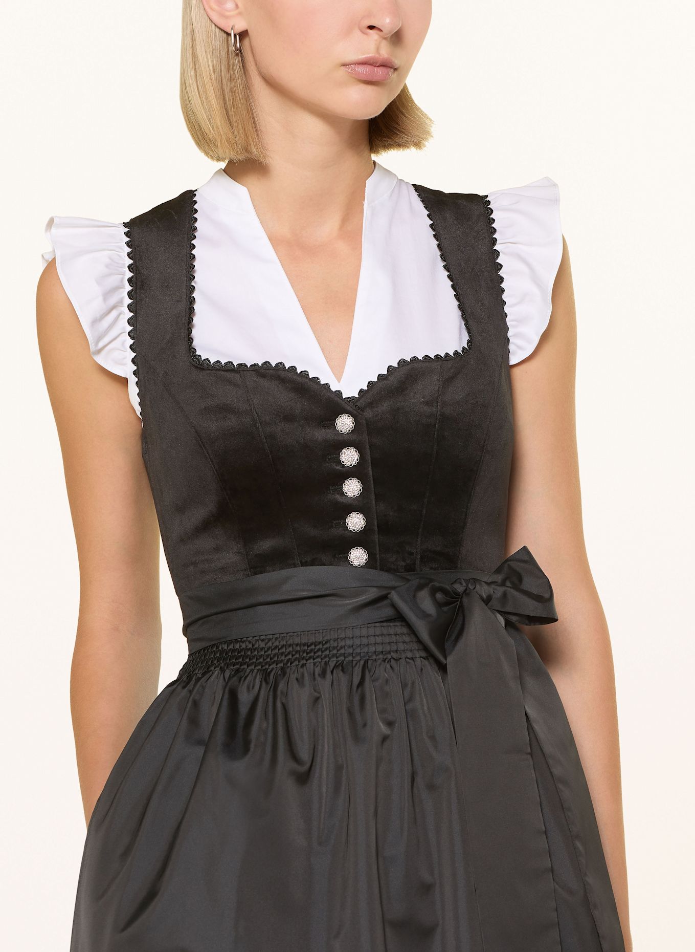 Spieth & Wensky Dirndl GIULIANNA: BLACK/ GRAY