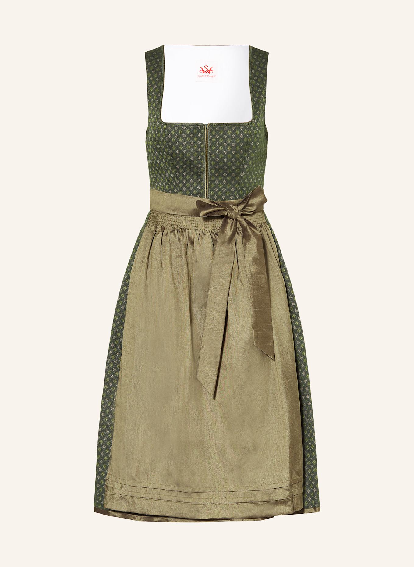 Spieth & Wensky Dirndl GEISA: DUNKELGRÜN / GRÜN / HELLGRÜN