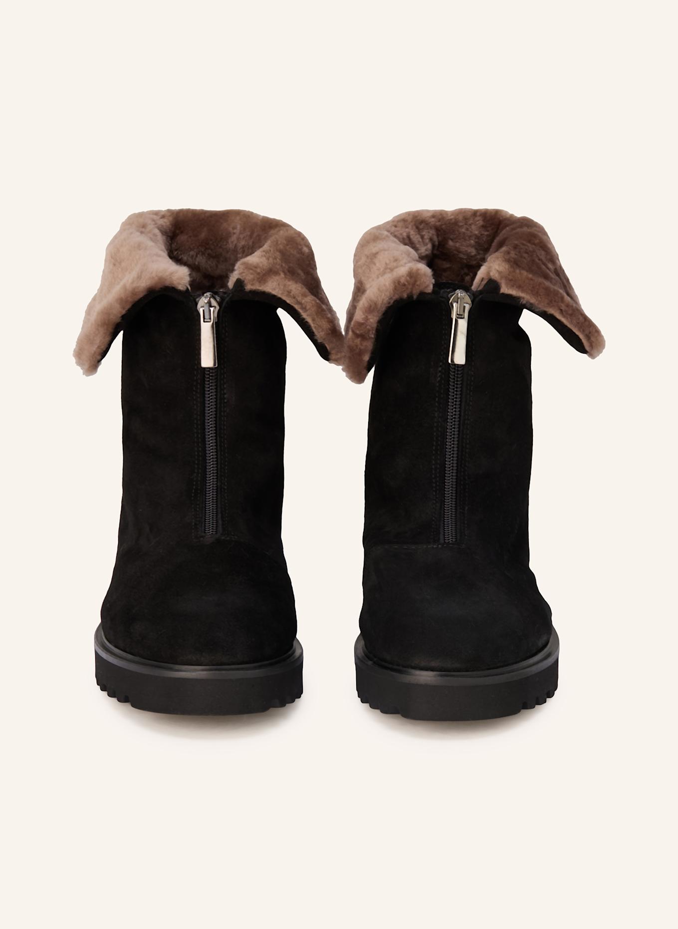 VIAMERCANTI Boots: SCHWARZ