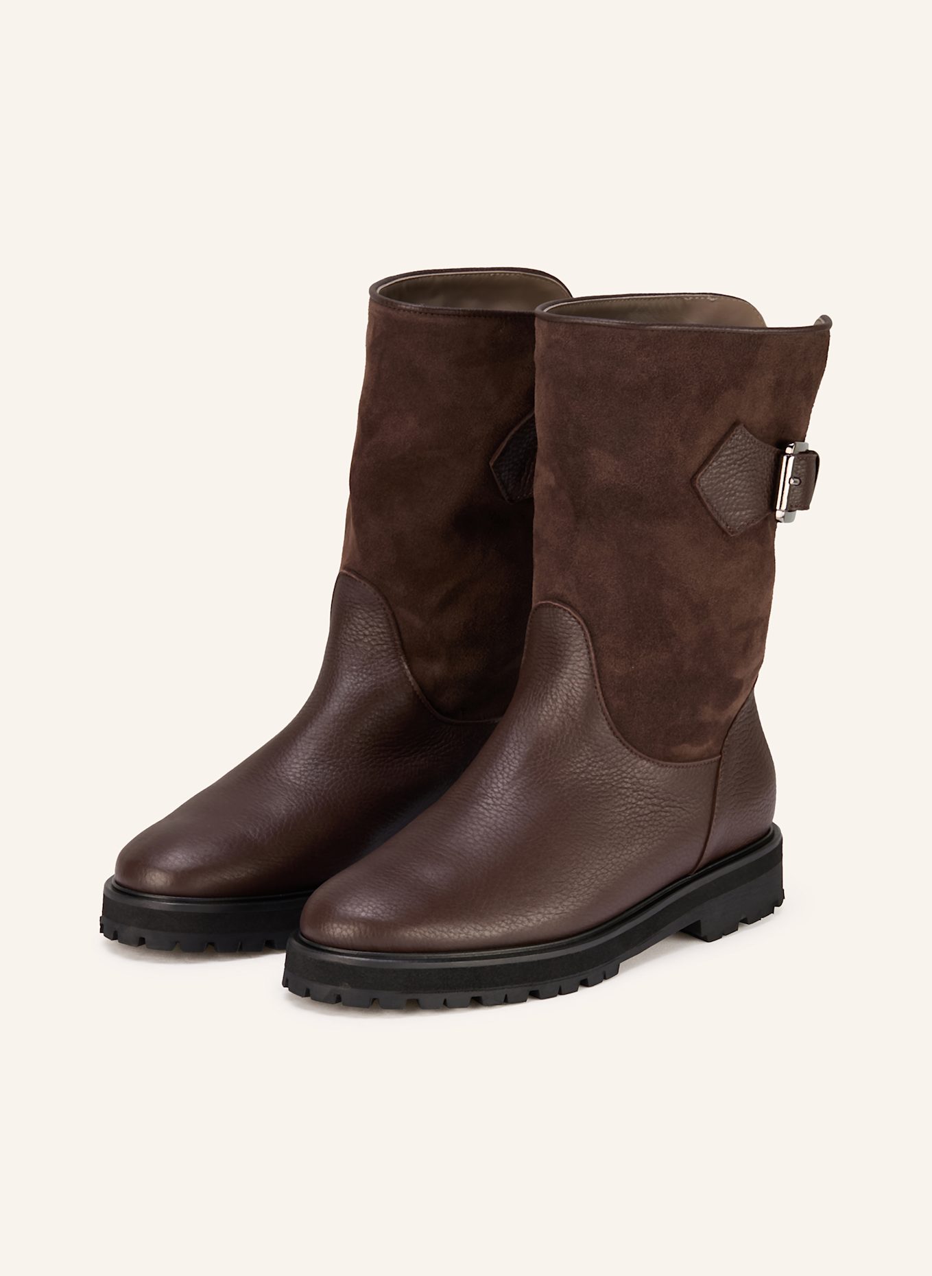 VIAMERCANTI Stiefel: BRAUN