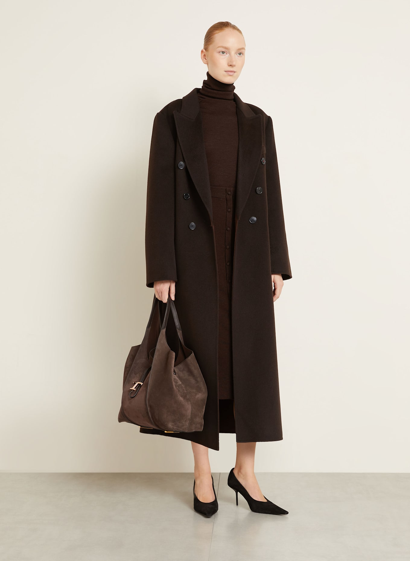 TOD'S shopper: MØRKEBRUN
