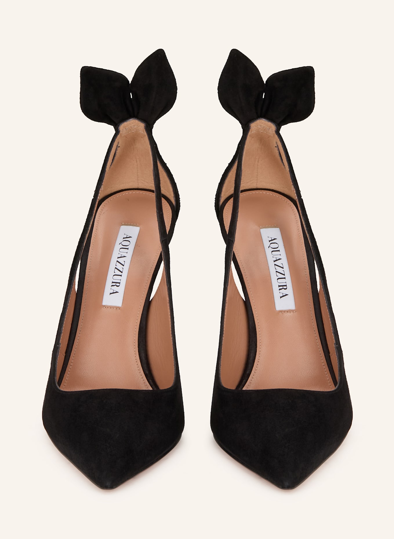 AQUAZZURA Lodičky BOW TIE: ČERNÁ