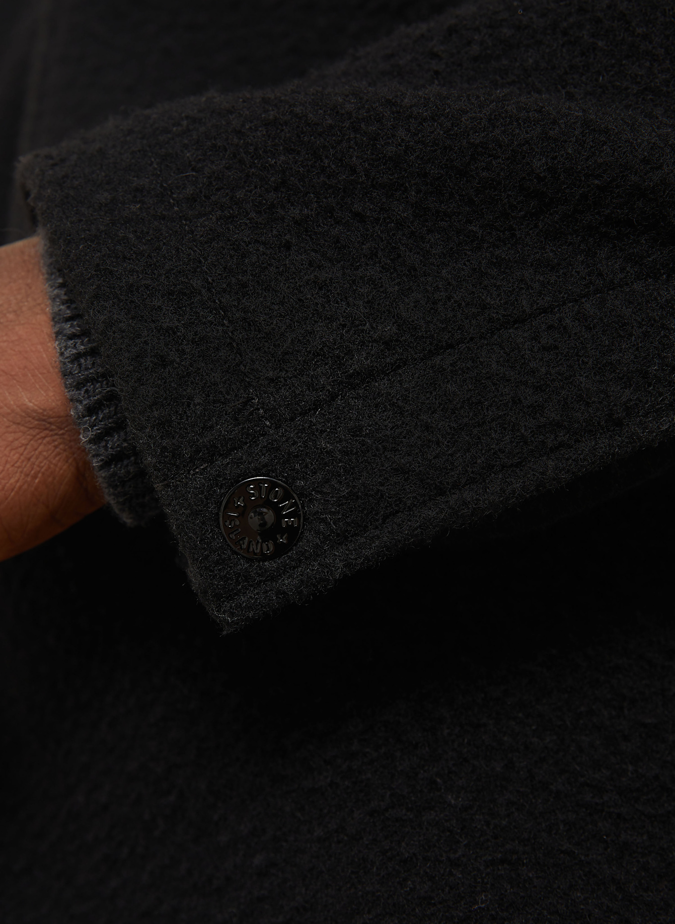 STONE ISLAND Overjacket: SCHWARZ