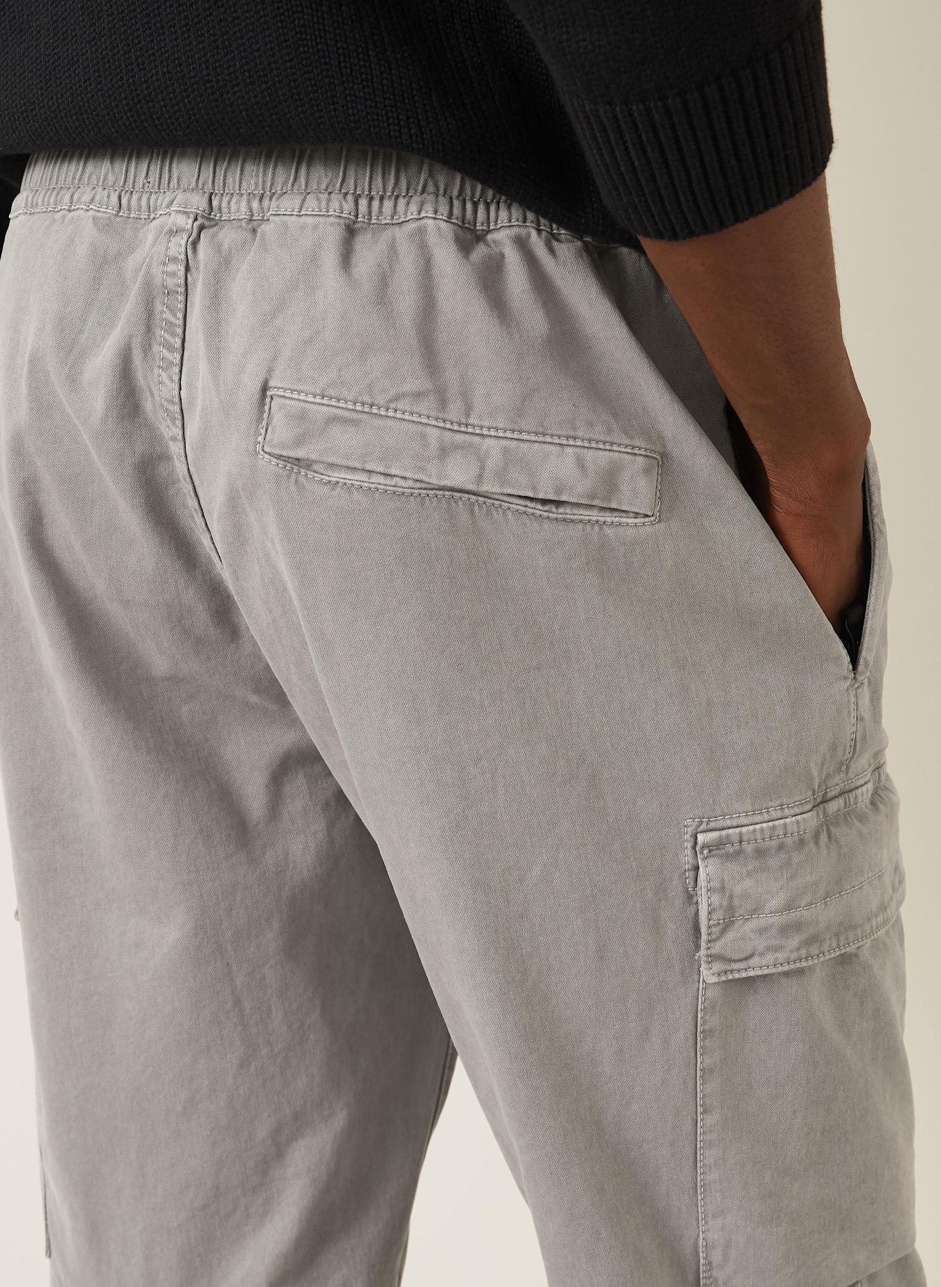 STONE ISLAND Cargohose: GRAU