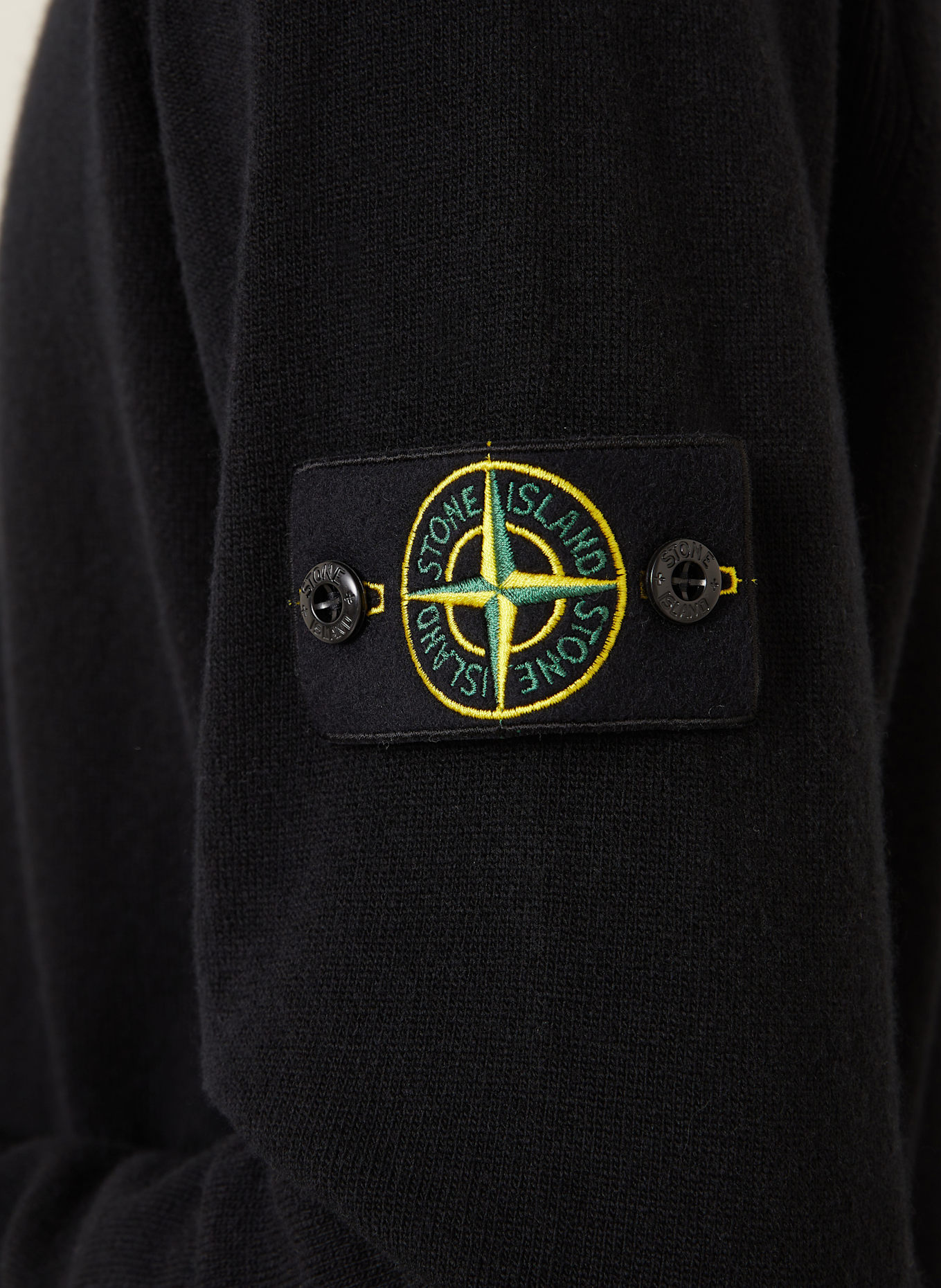 STONE ISLAND Strickjacke: SCHWARZ