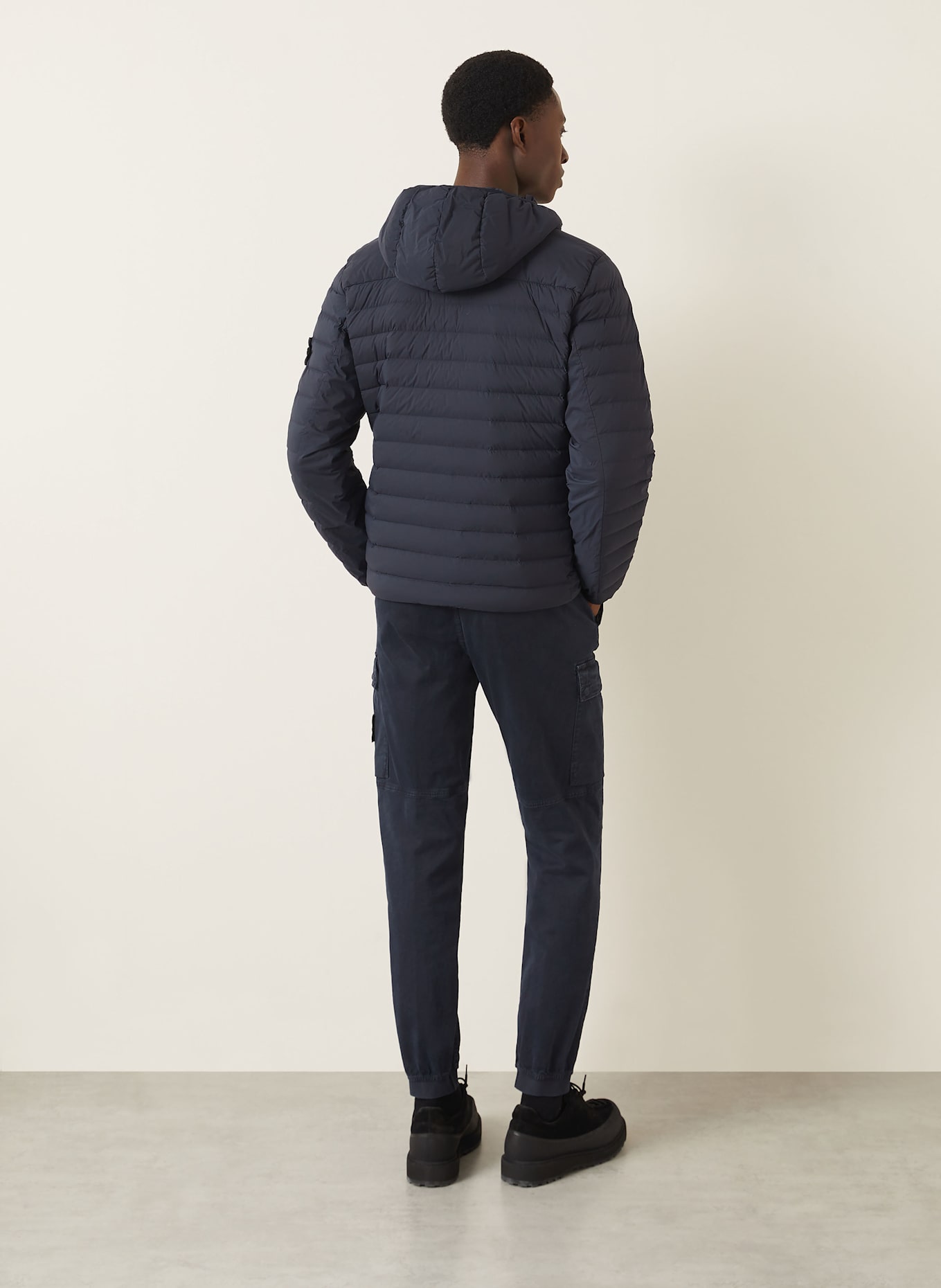 STONE ISLAND Lightweight-Daunenjacke: DUNKELBLAU