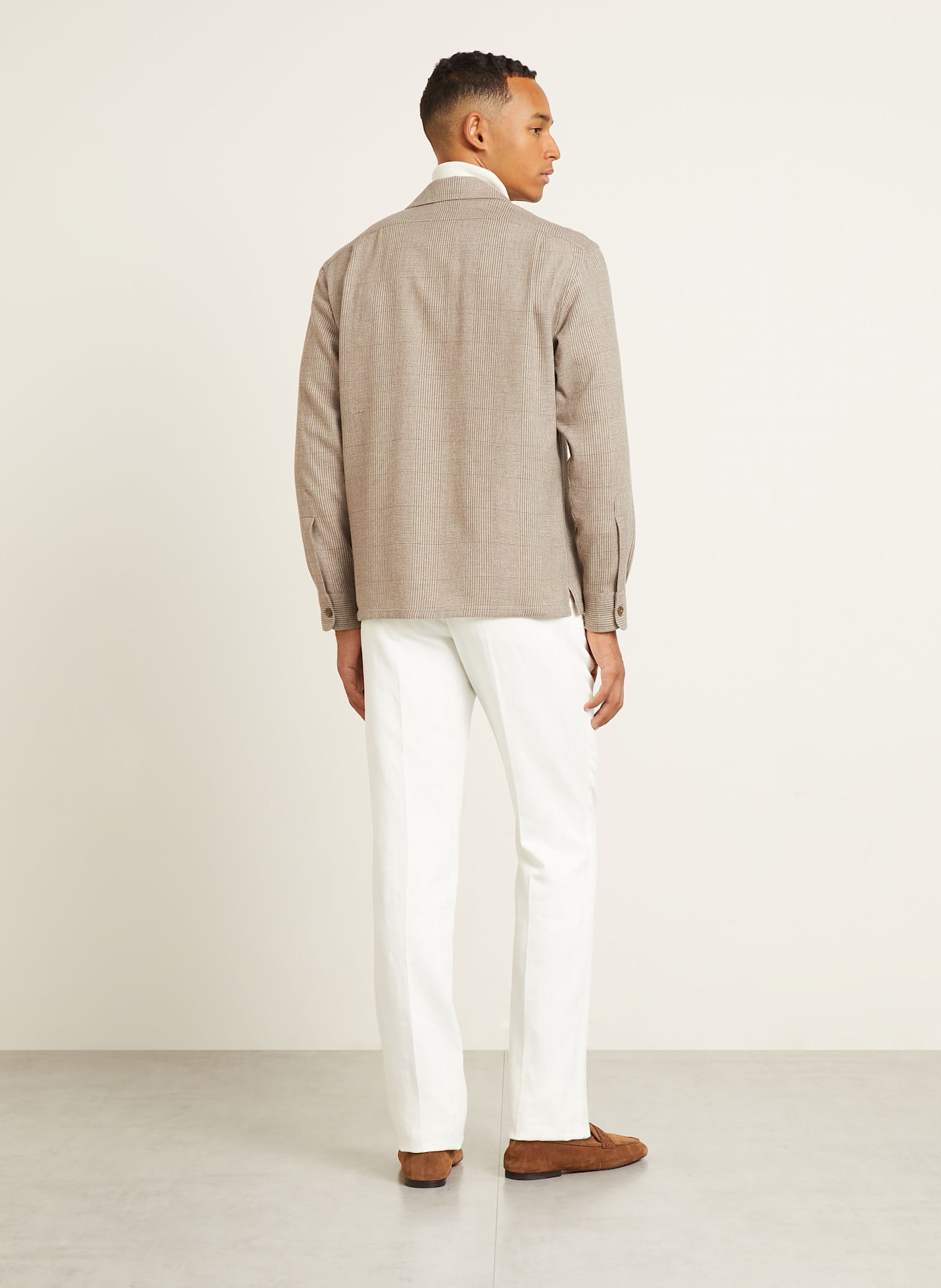 RALPH LAUREN PURPLE LABEL Koszula regular fit: BEŻOWY / BRĄZOWY