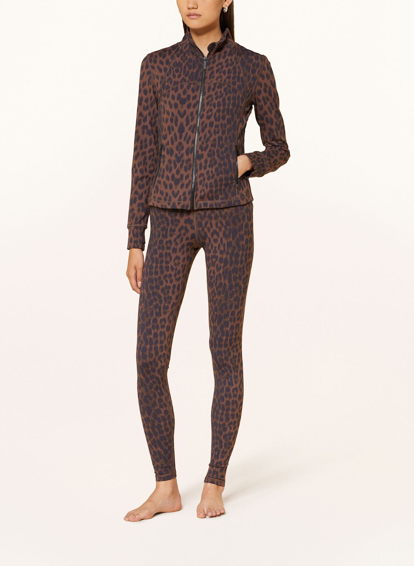 OH APRIL Leggings JUNA: BROWN / DARK BROWN