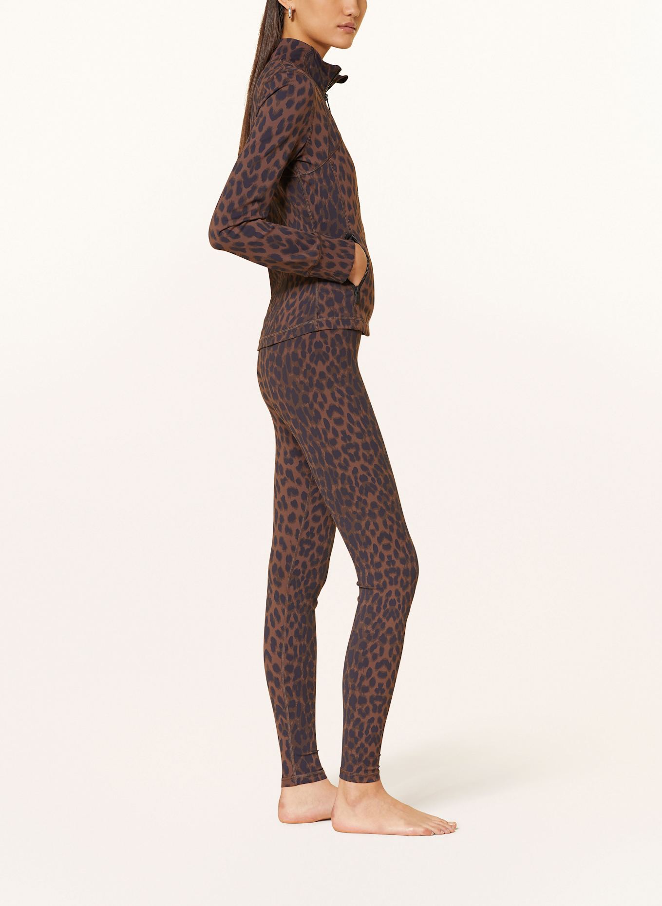 OH APRIL Leggings JUNA: BROWN / DARK BROWN