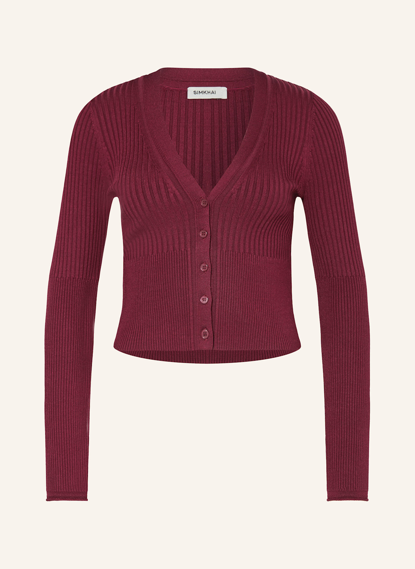 SIMKHAI Strickjacke AILANY: DUNKELROT