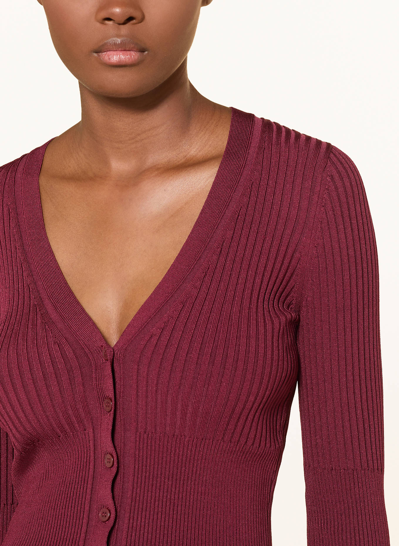 SIMKHAI Strickjacke AILANY: DUNKELROT