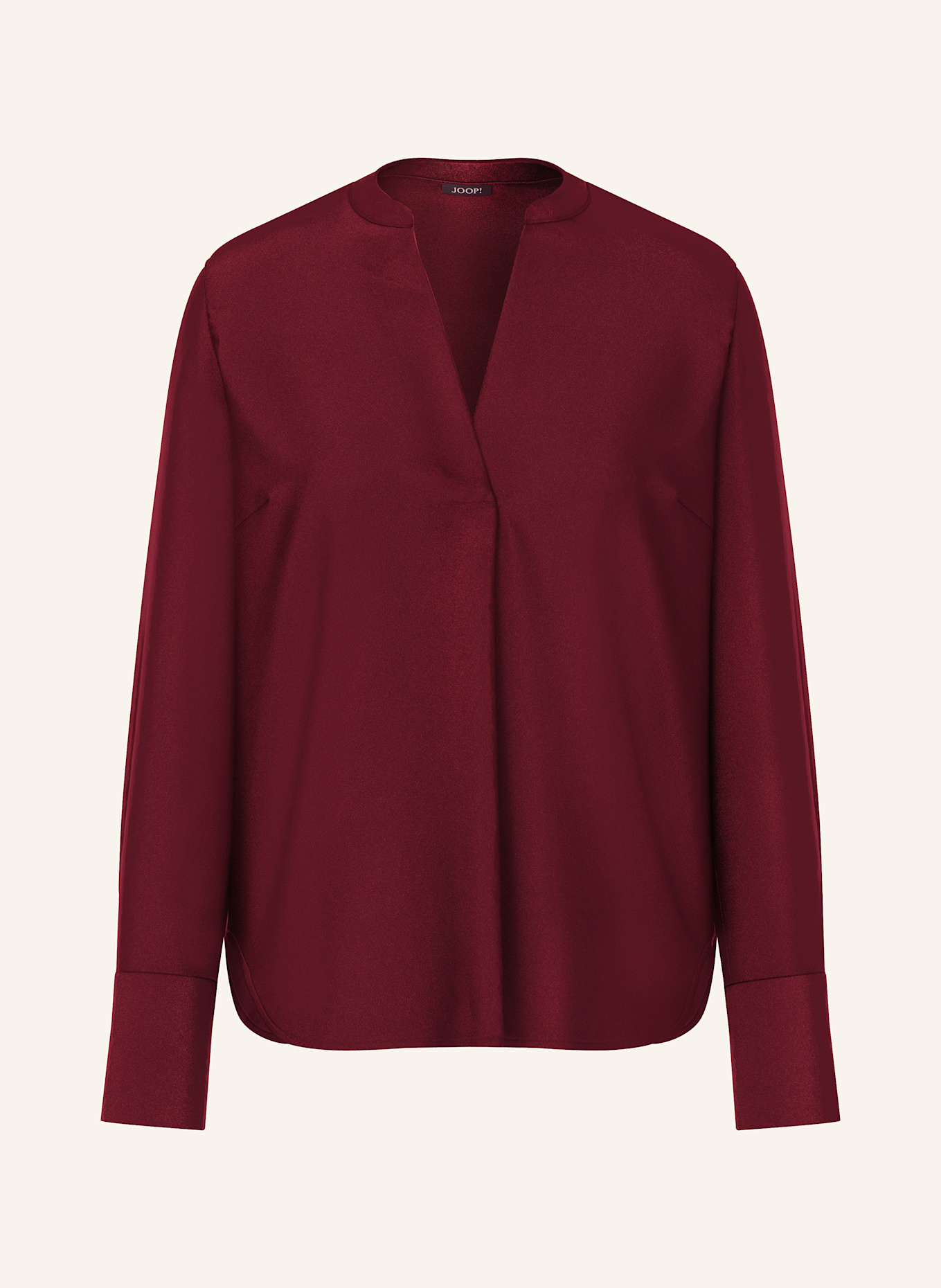 JOOP! Blusenshirt BLANCHE: DUNKELROT
