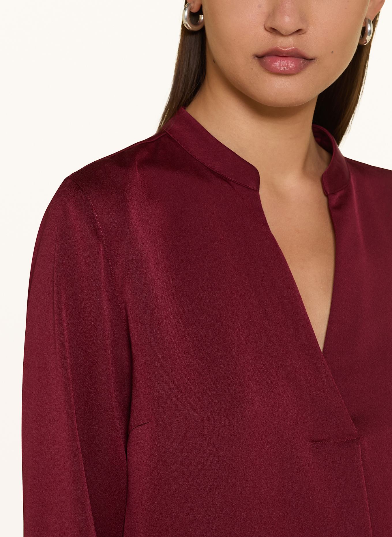 JOOP! Blusenshirt BLANCHE: DUNKELROT