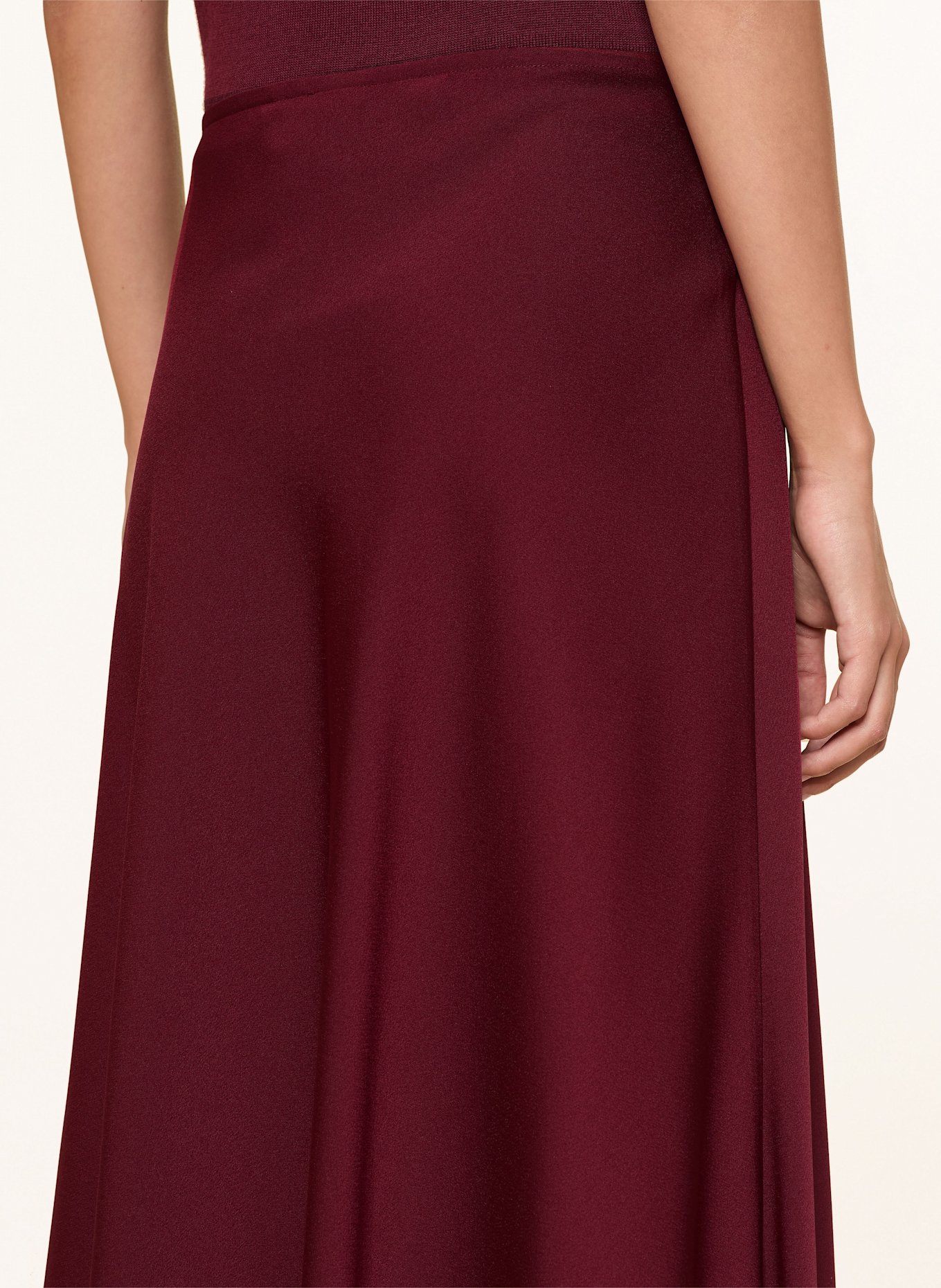 JOOP! Spódnica satynowa SOPHIE: CIEMNOCZERWONY