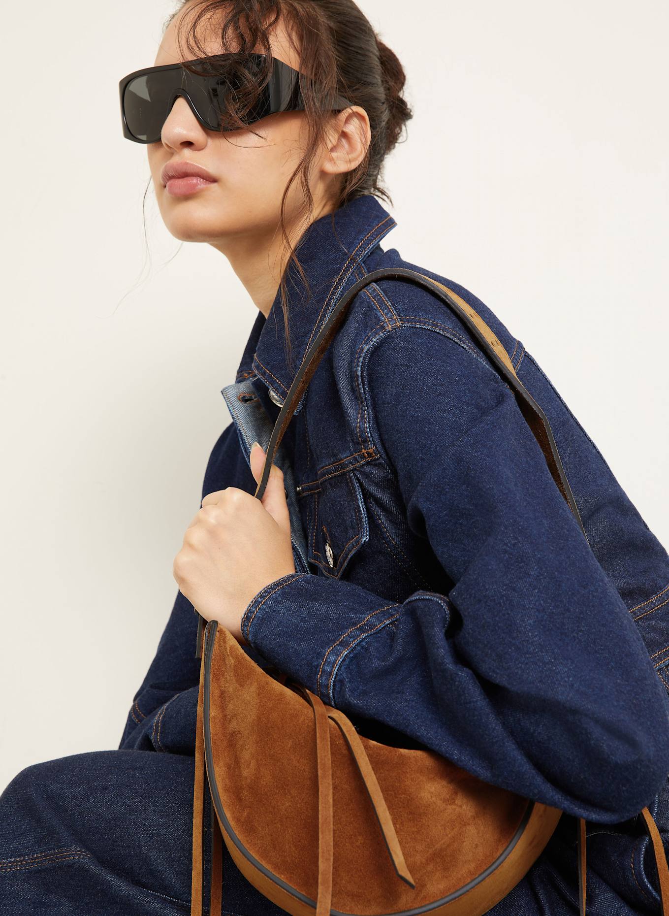 RADICA STUDIO Shoulder bag AMACA MINI: CAMEL