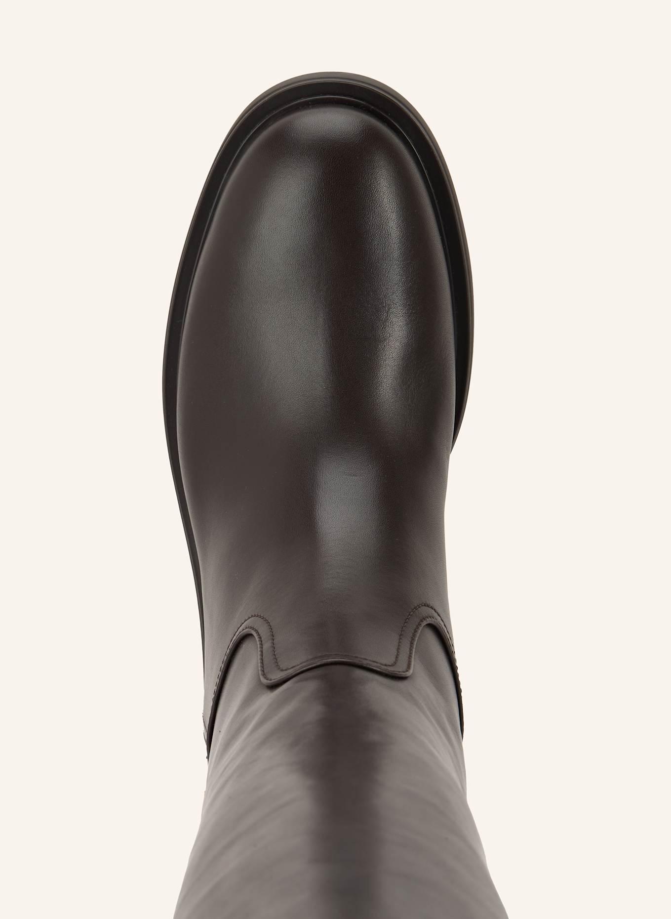 Gianvito Rossi Kozaki ASCOTT: CIEMNOBRĄZOWY