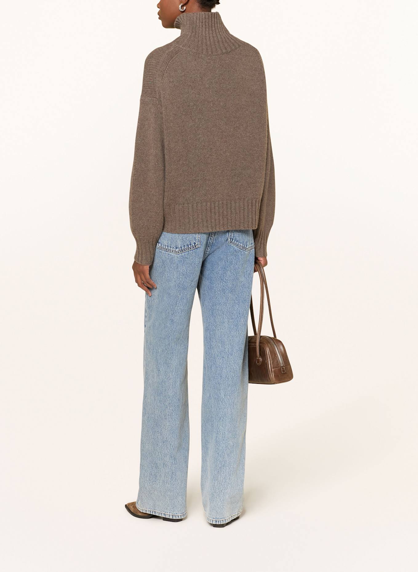 FTC CASHMERE Cashmere-Pullover: BRAUN