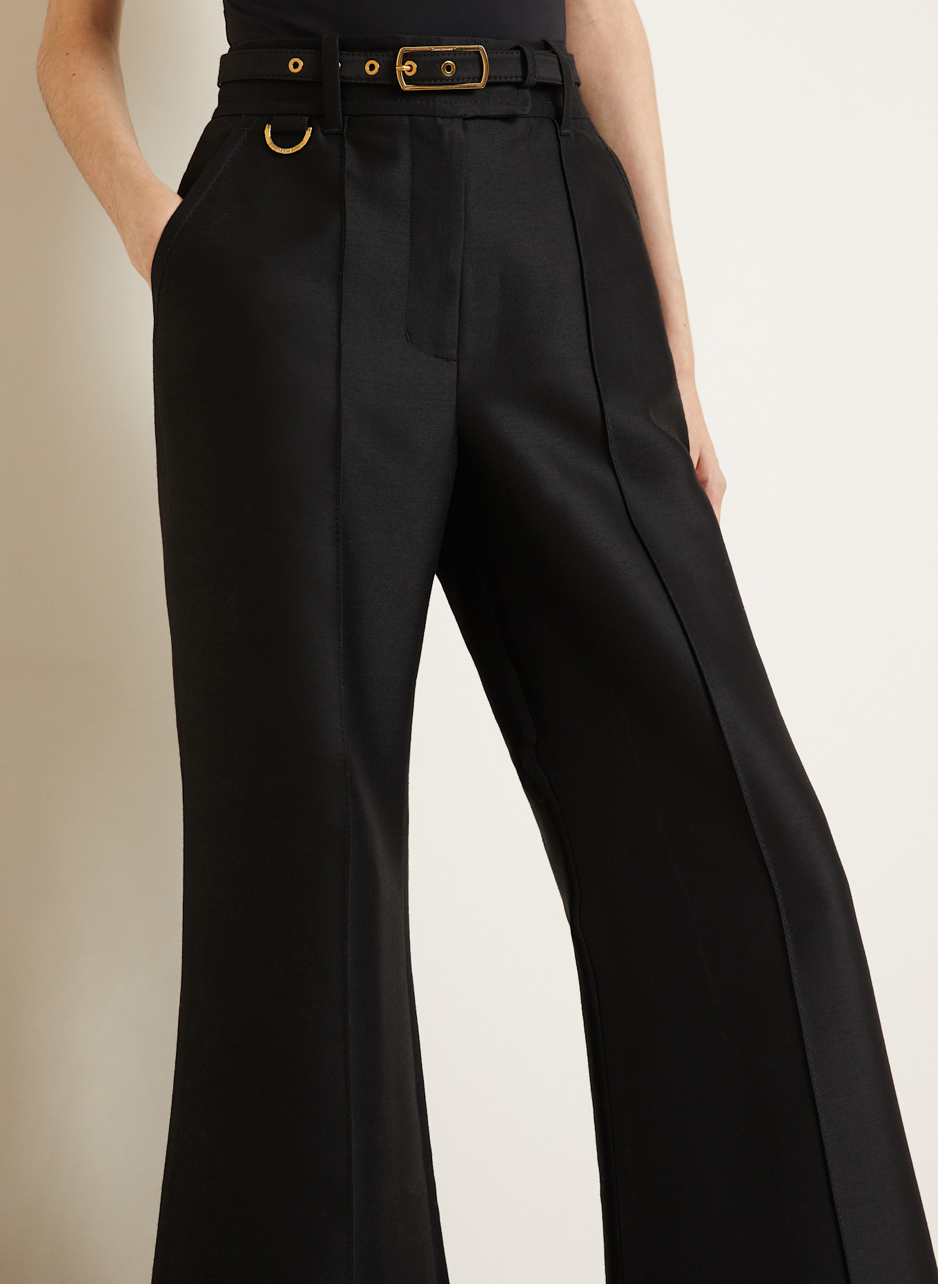 ZIMMERMANN Marlenehose HYPNOTIC FLARE: SCHWARZ