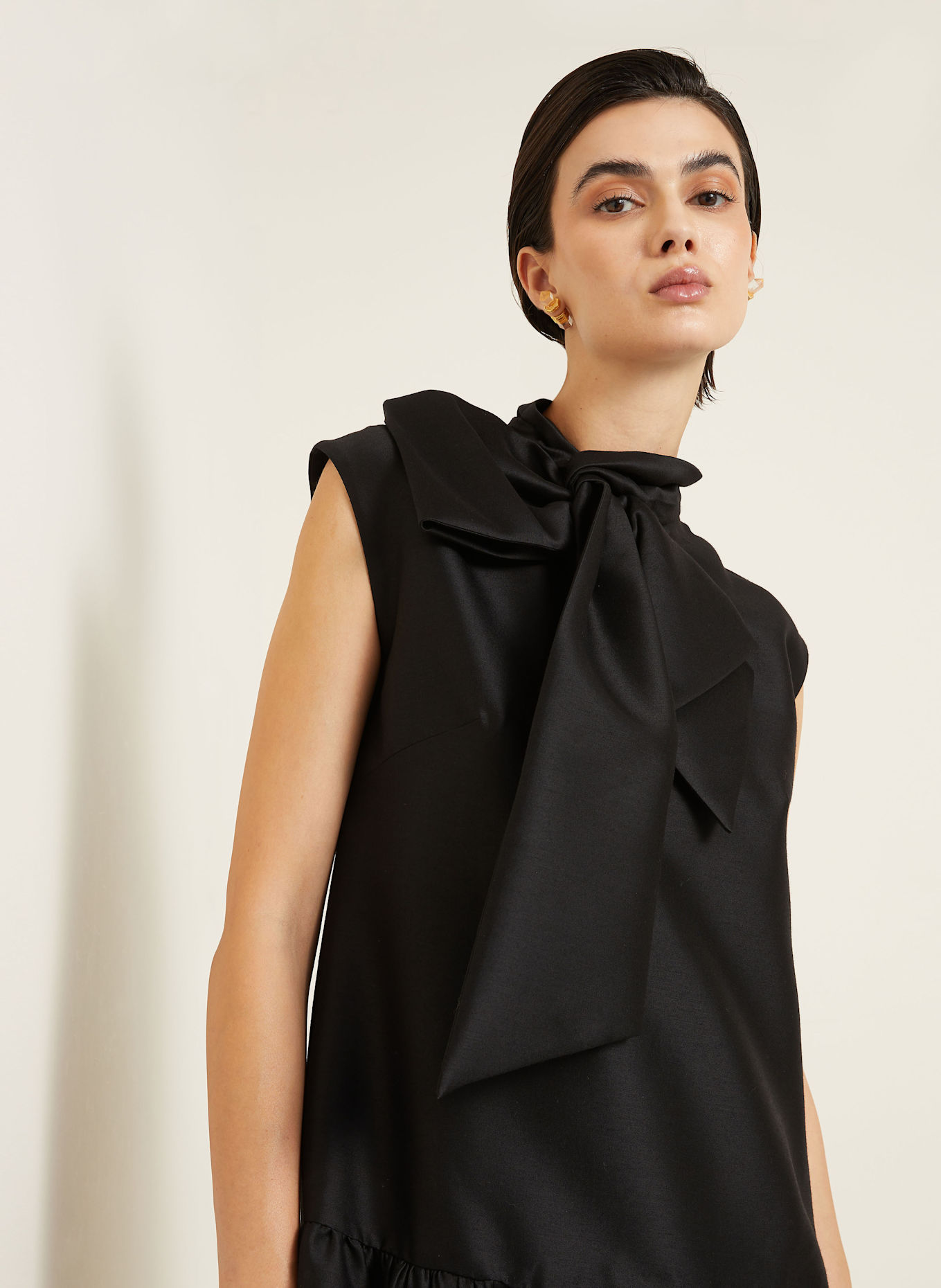 ZIMMERMANN Kleid HYPNOTIC BOW: SCHWARZ