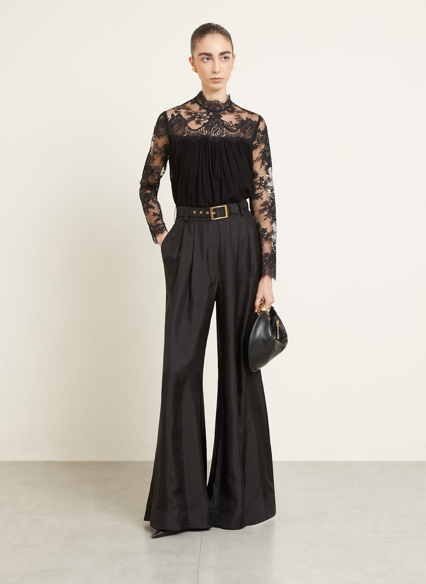 ZIMMERMANN Blusenshirt HYPNOTIC: SCHWARZ