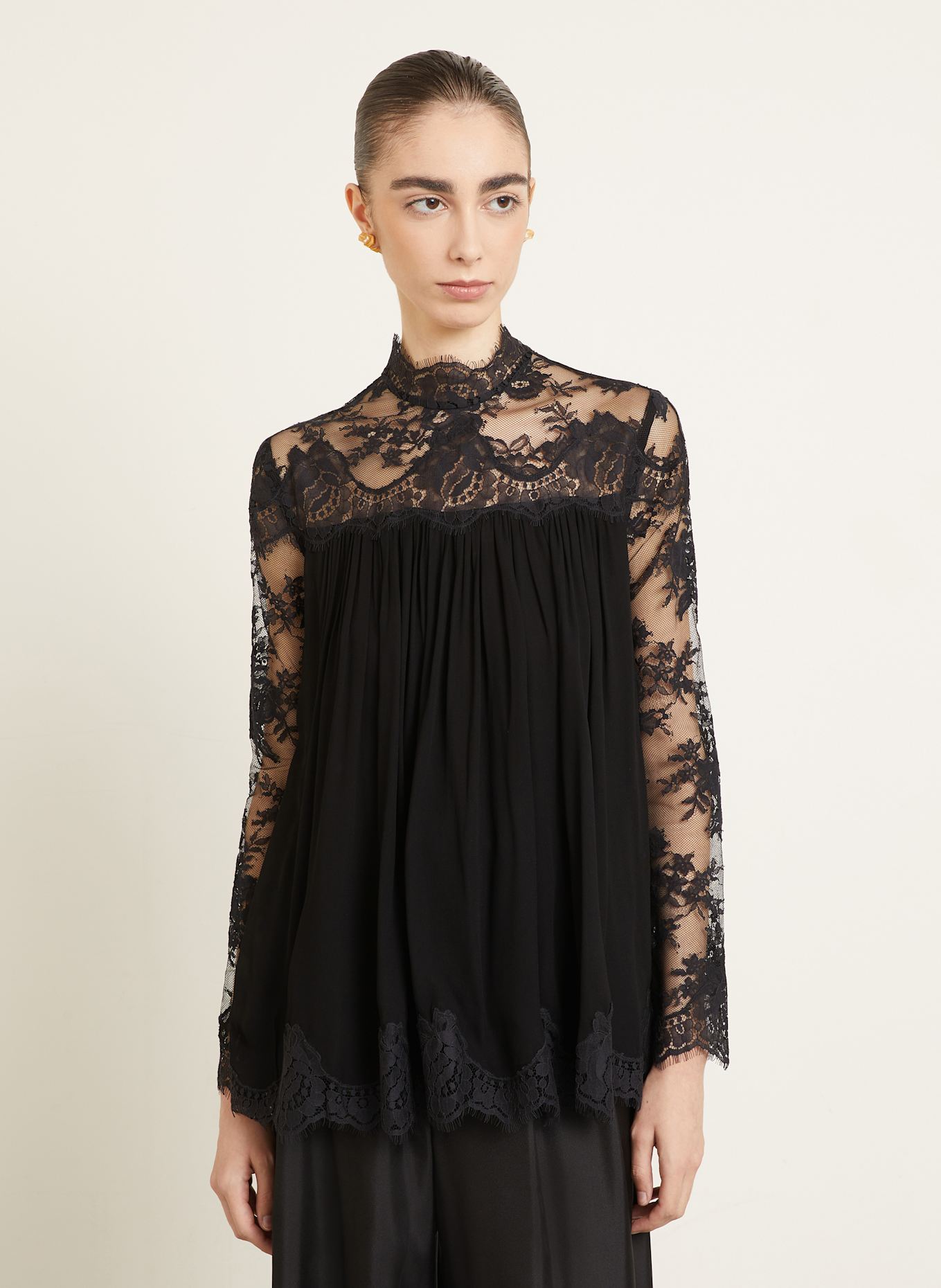 ZIMMERMANN Blusenshirt HYPNOTIC: SCHWARZ