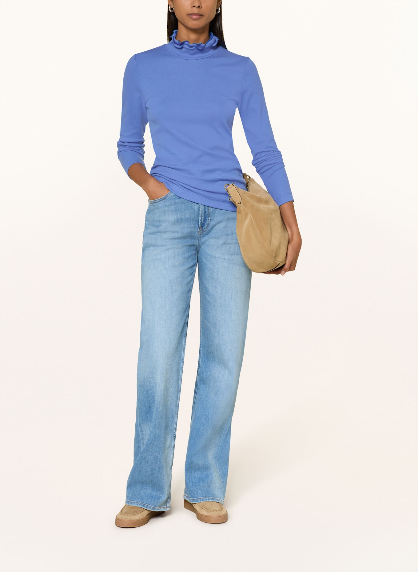 ZAÍDA Longsleeve: BLAU