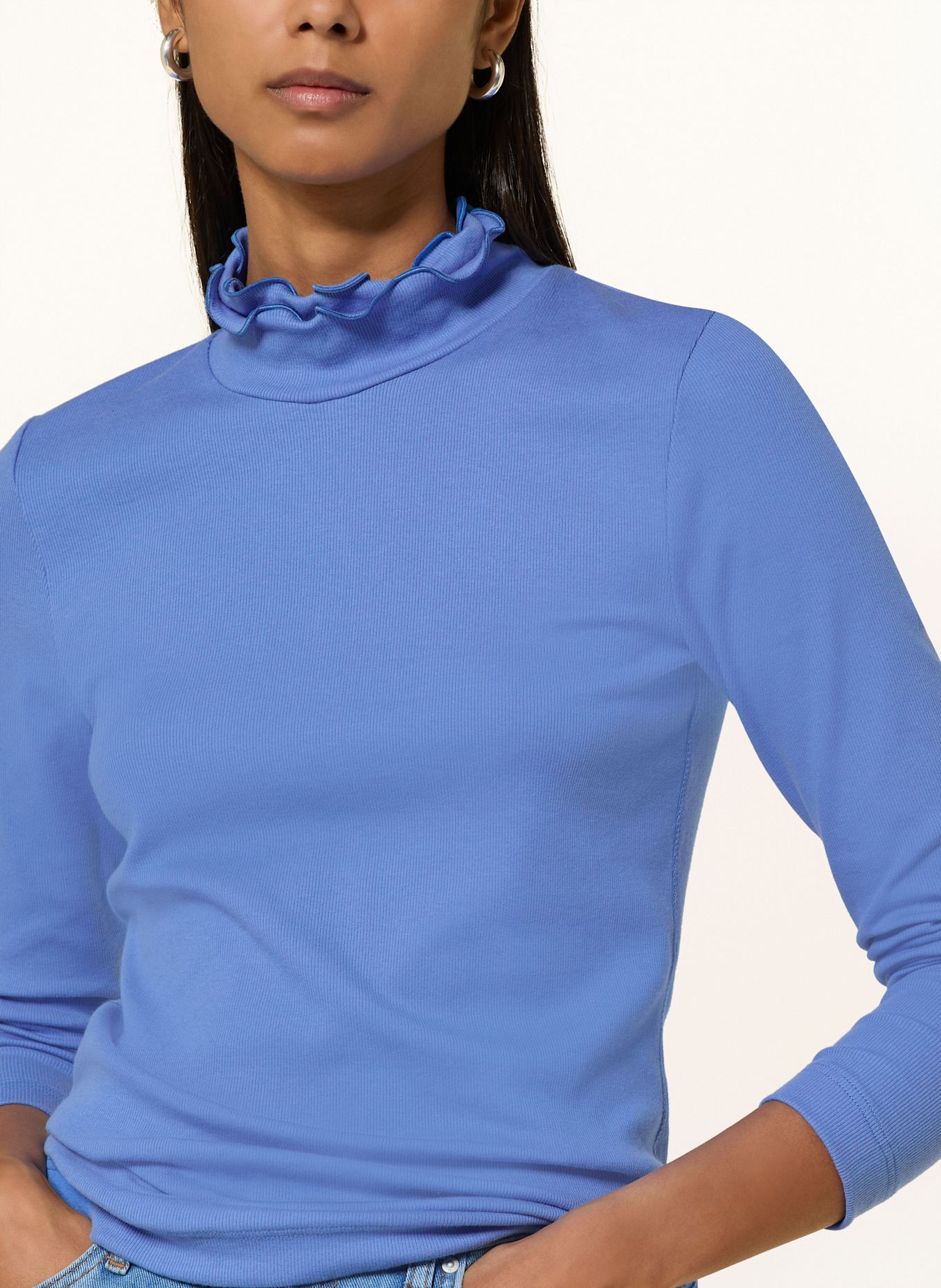 ZAÍDA Longsleeve: BLAU