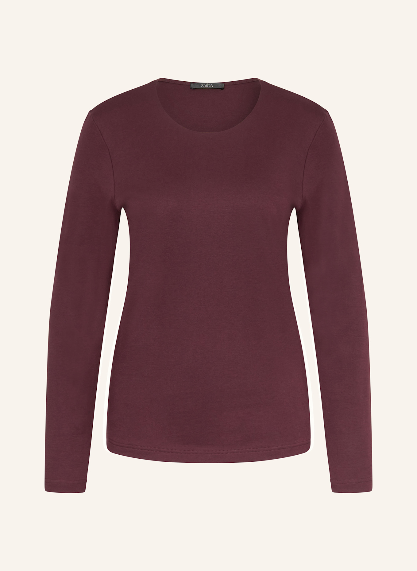 ZAÍDA Longsleeve: DUNKELROT