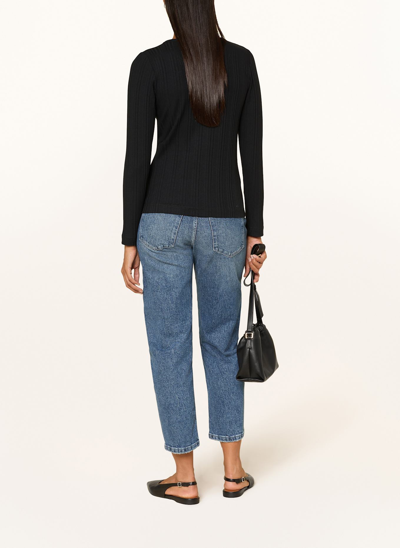 efixelle Longsleeve: SCHWARZ