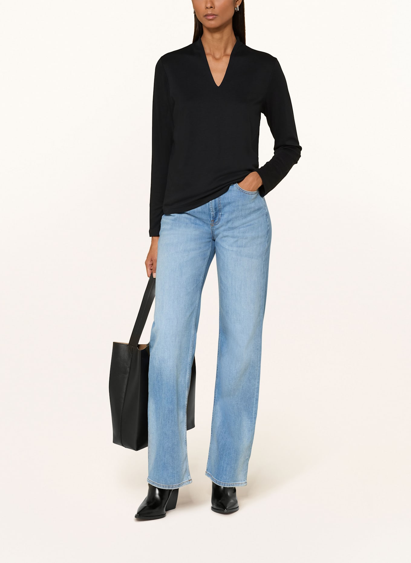 efixelle Longsleeve: SCHWARZ