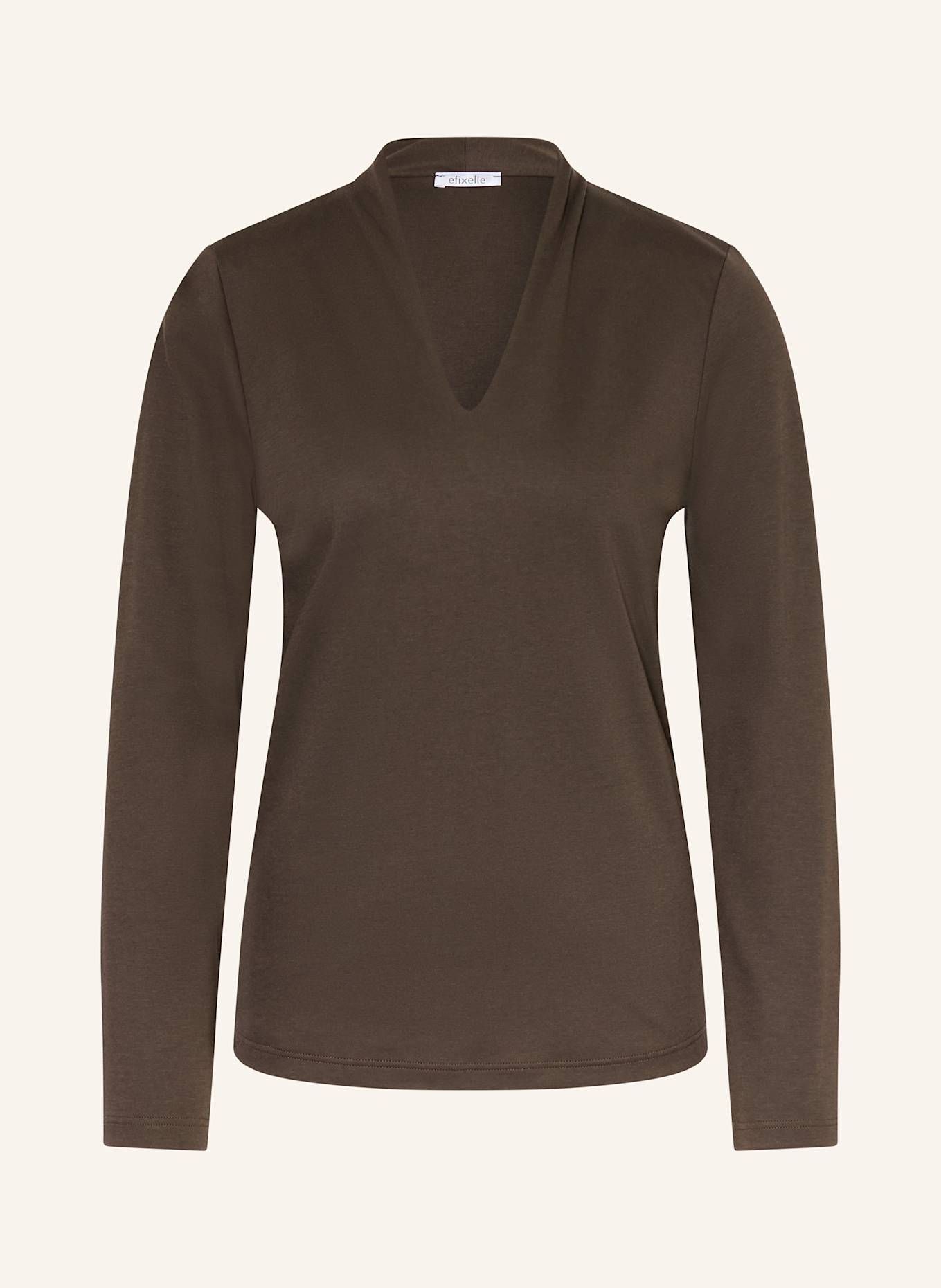 efixelle Longsleeve: DUNKELBRAUN