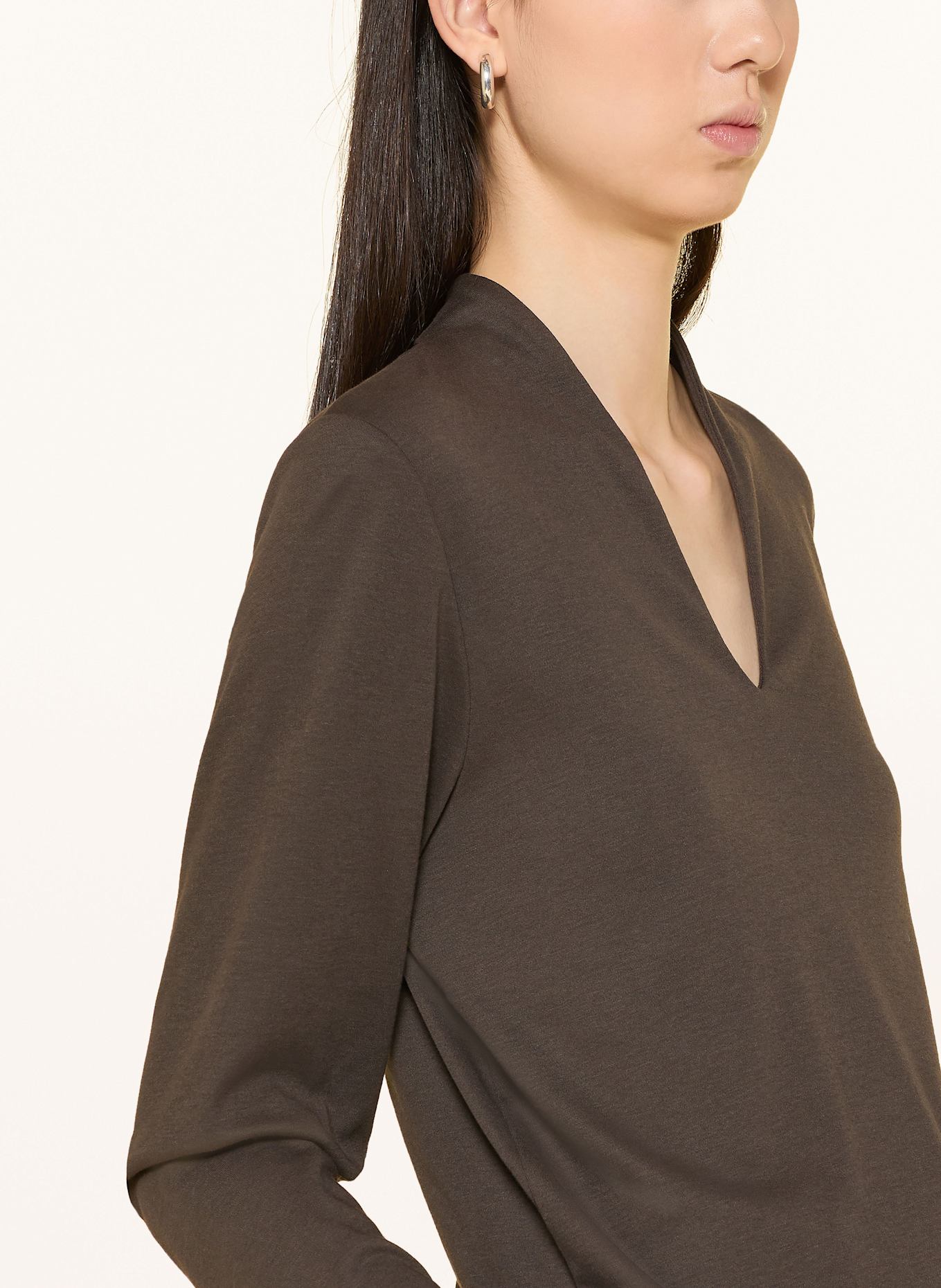 efixelle Longsleeve: DUNKELBRAUN