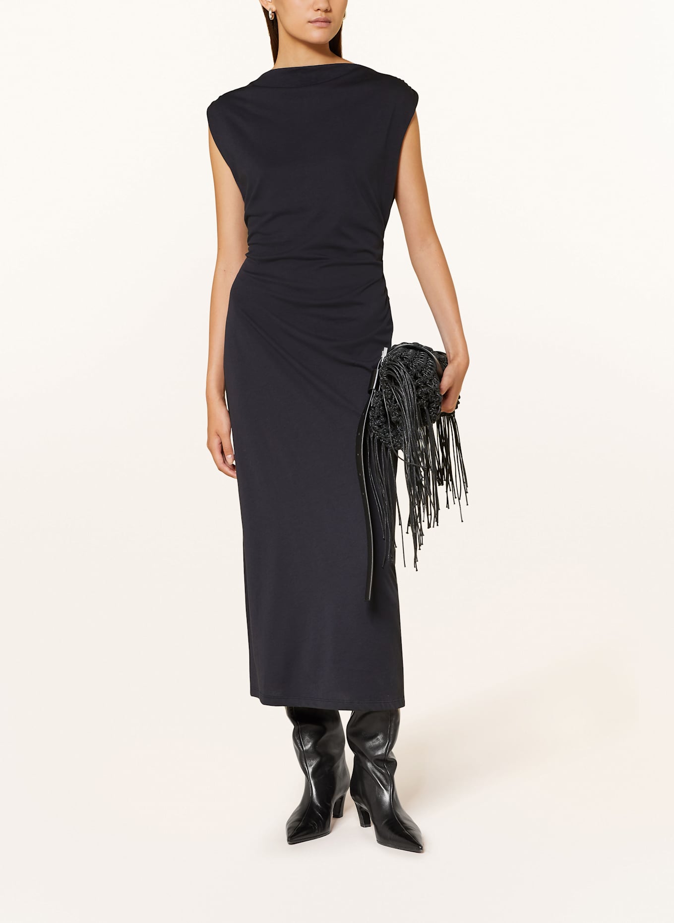 VINCE Jerseykleid: DUNKELBLAU