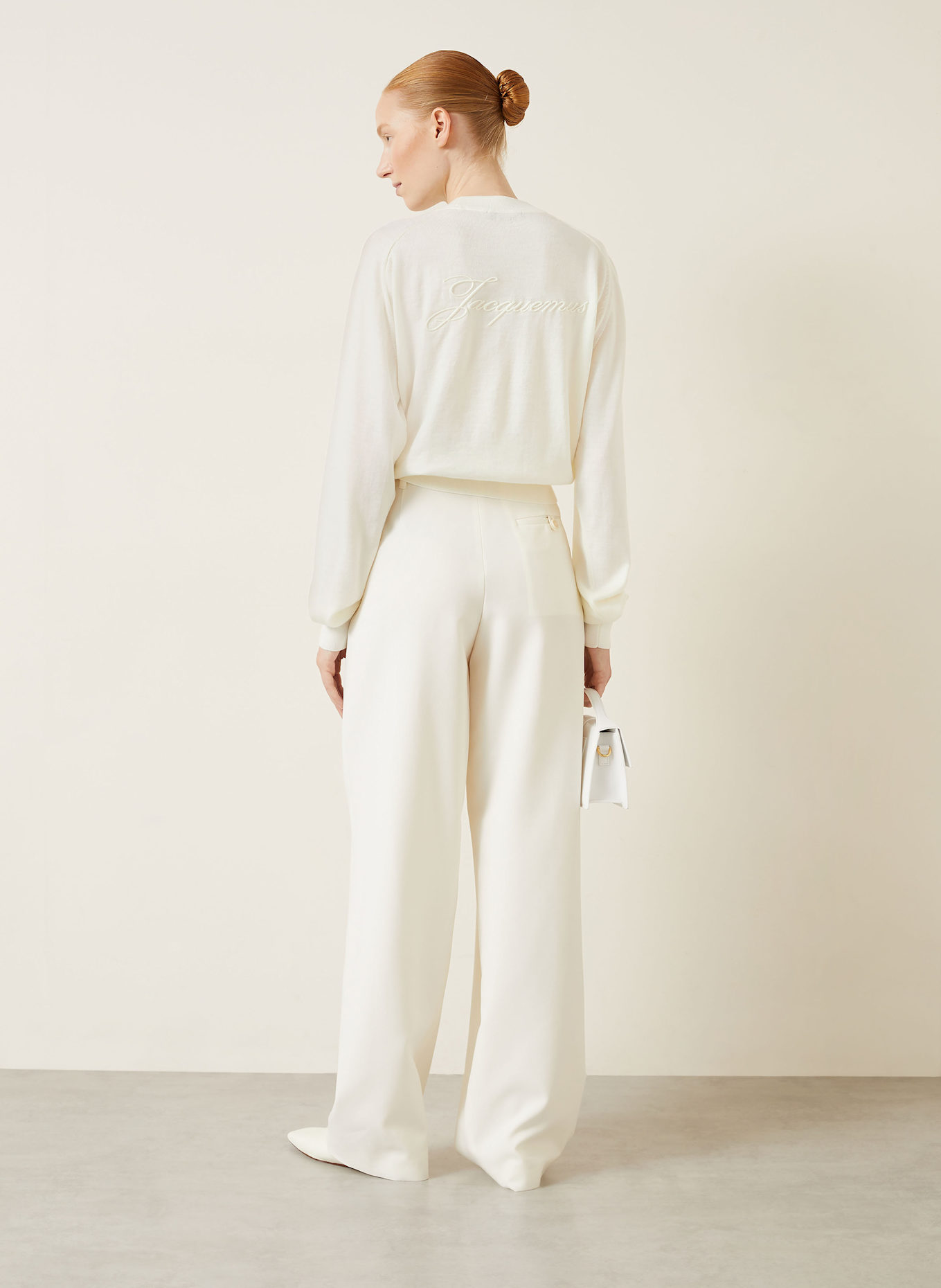JACQUEMUS Pullover LE SWEATER BRODE: ECRU