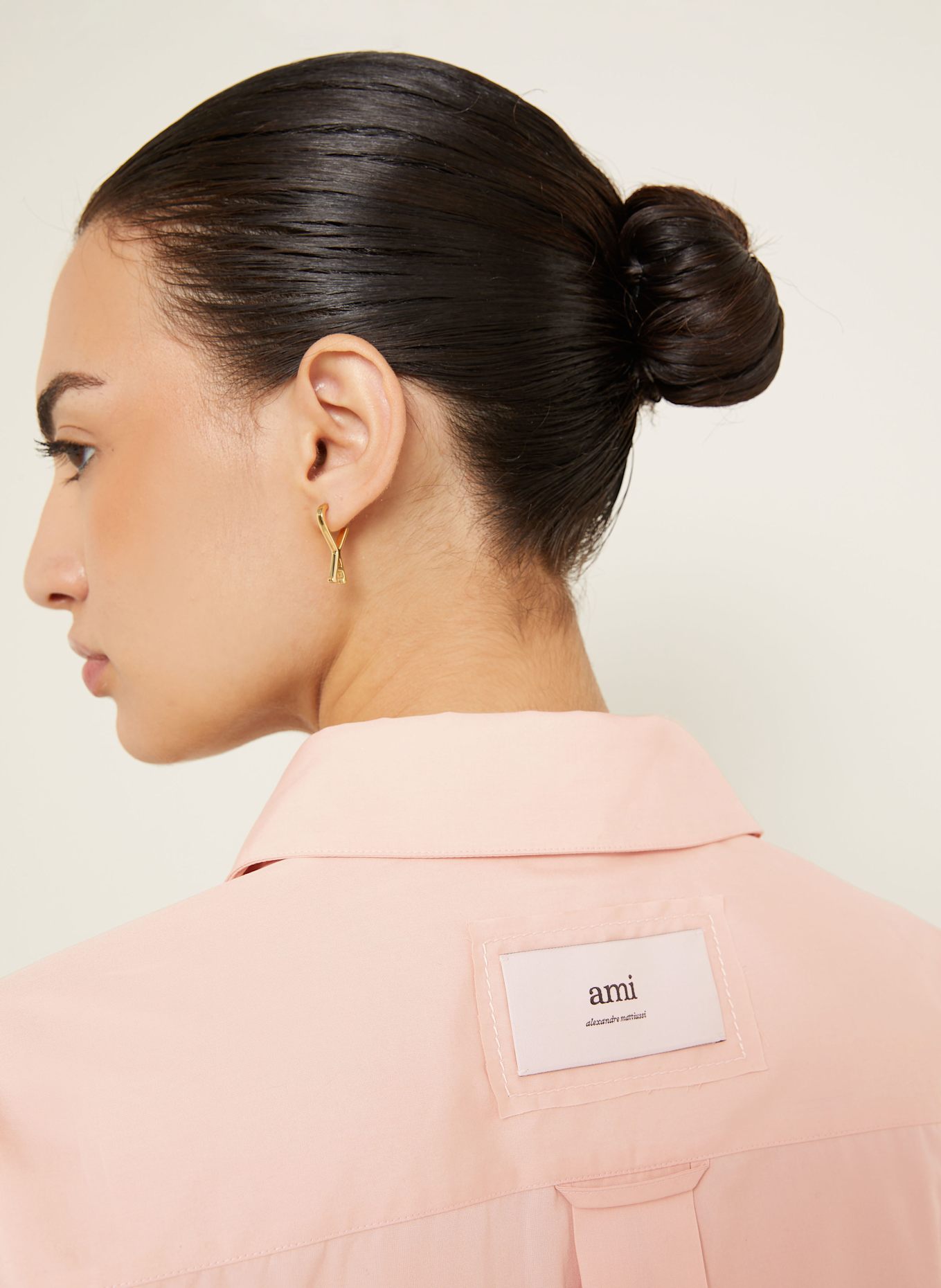 AMI PARIS Oversized-Hemdbluse: LACHS