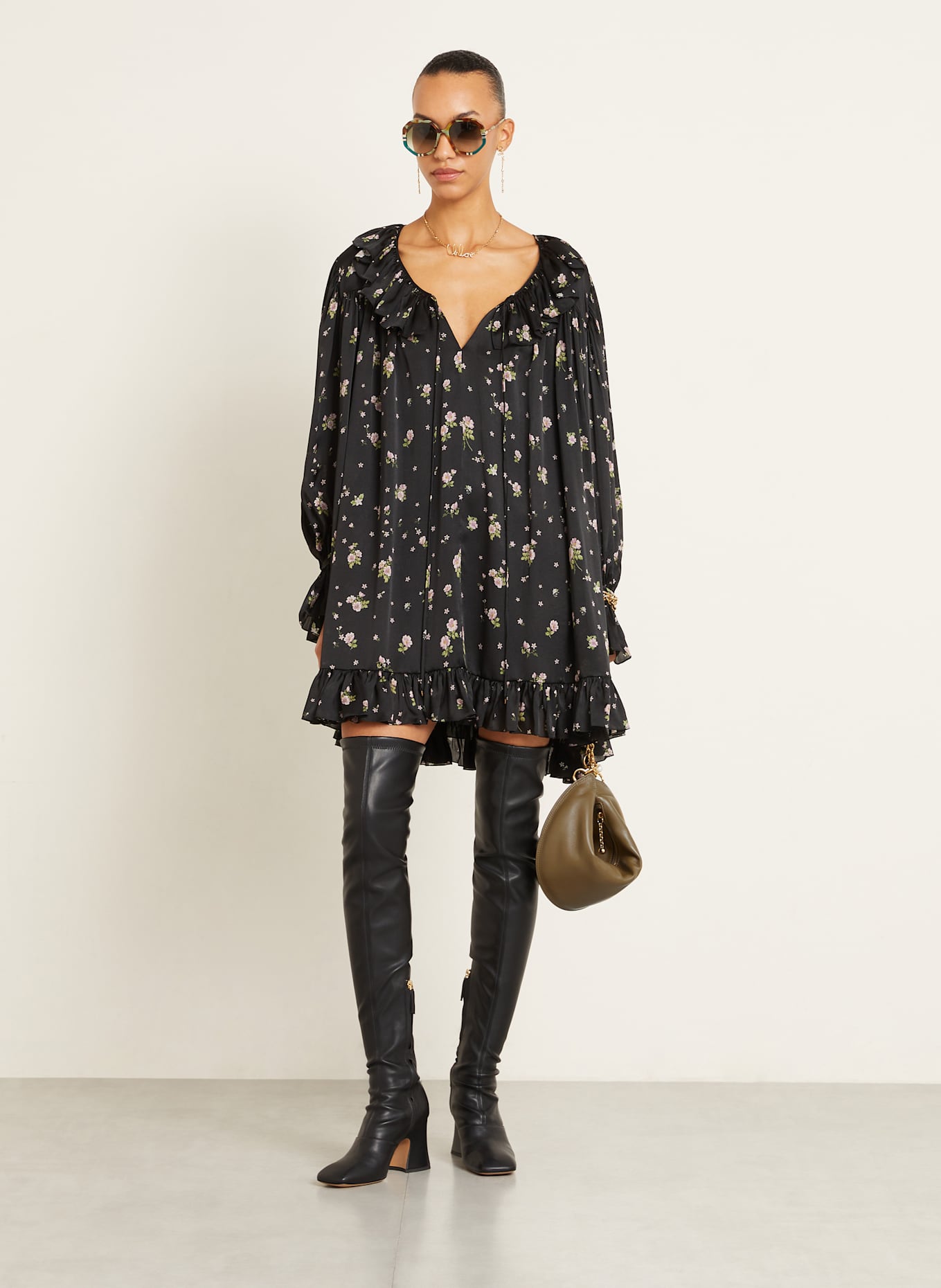 Chloé Umhängetasche ICONS: fir green