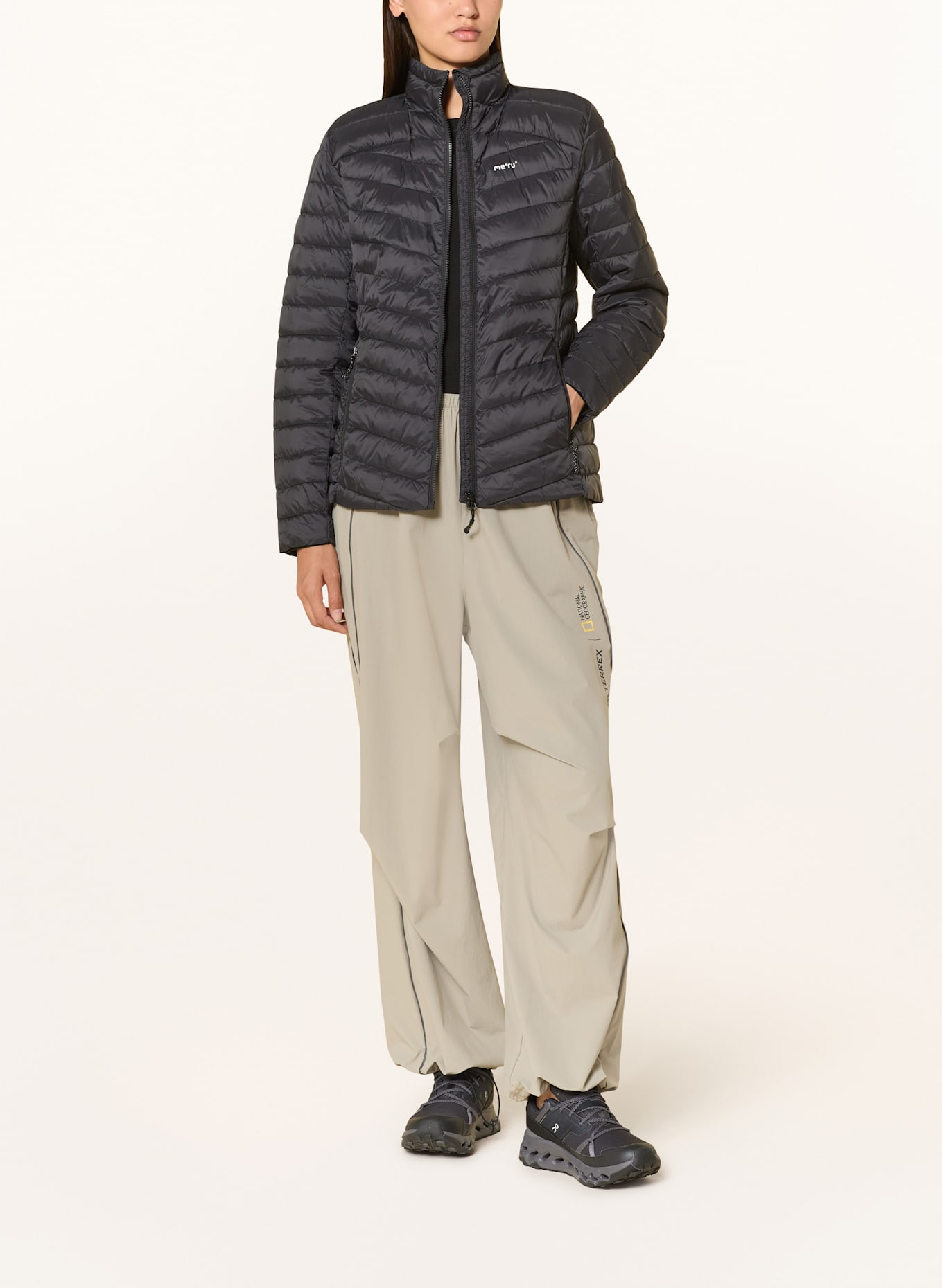 me°ru' Steppjacke WESTON 2.0: SCHWARZ