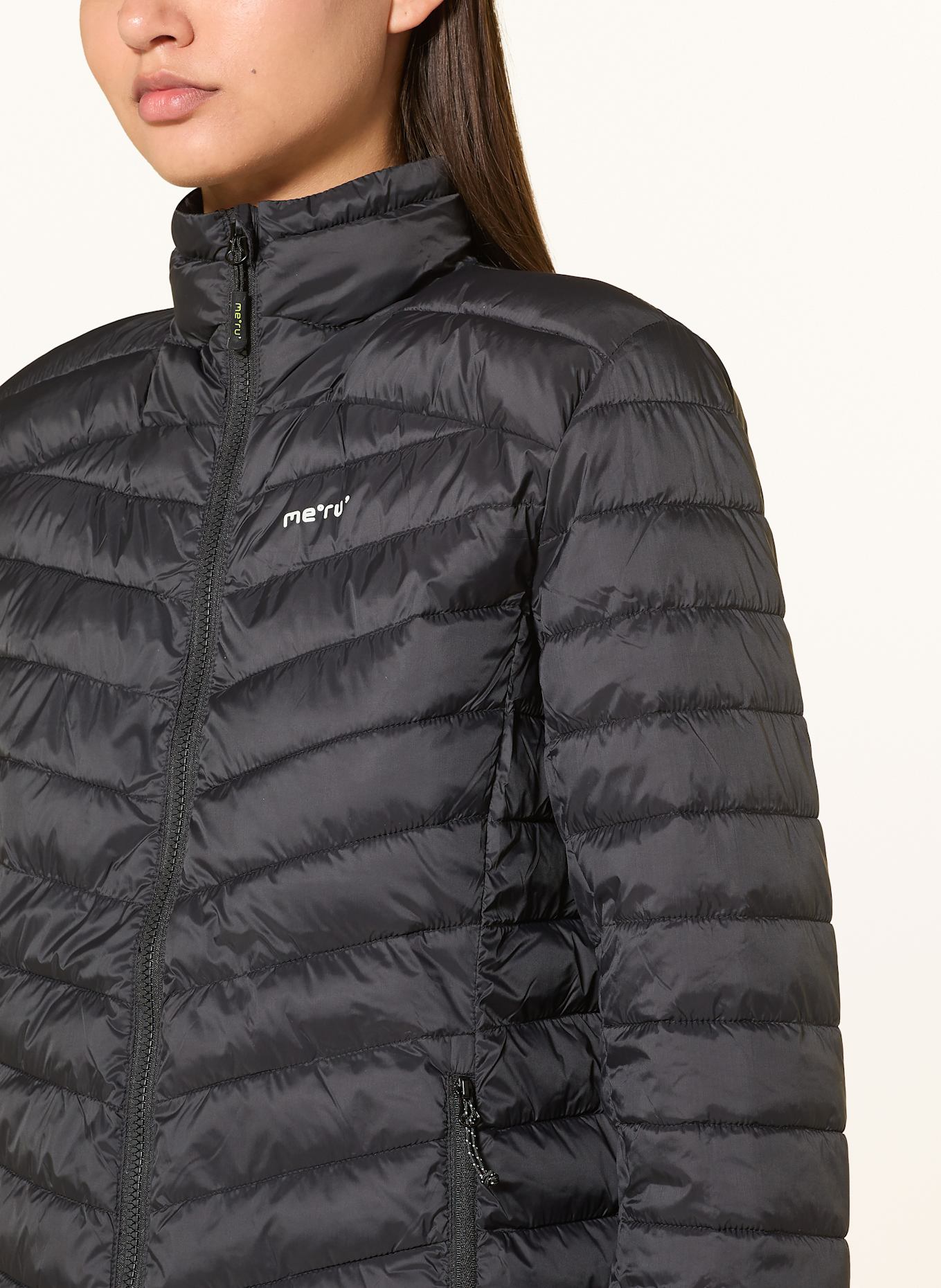 me°ru' Steppjacke WESTON 2.0: SCHWARZ