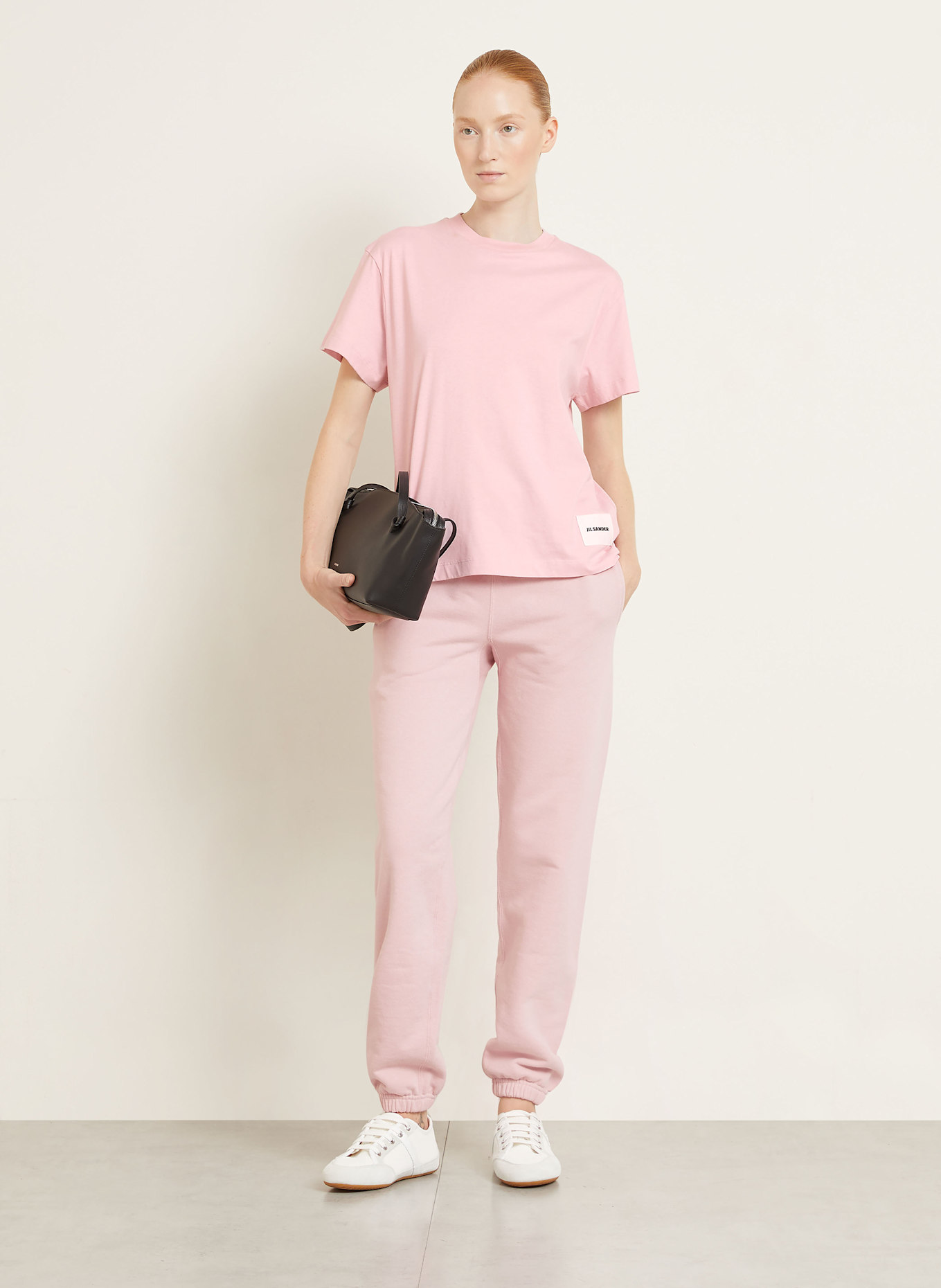 JIL SANDER 3-pack T-shirts: PINK / WHITE / BLACK