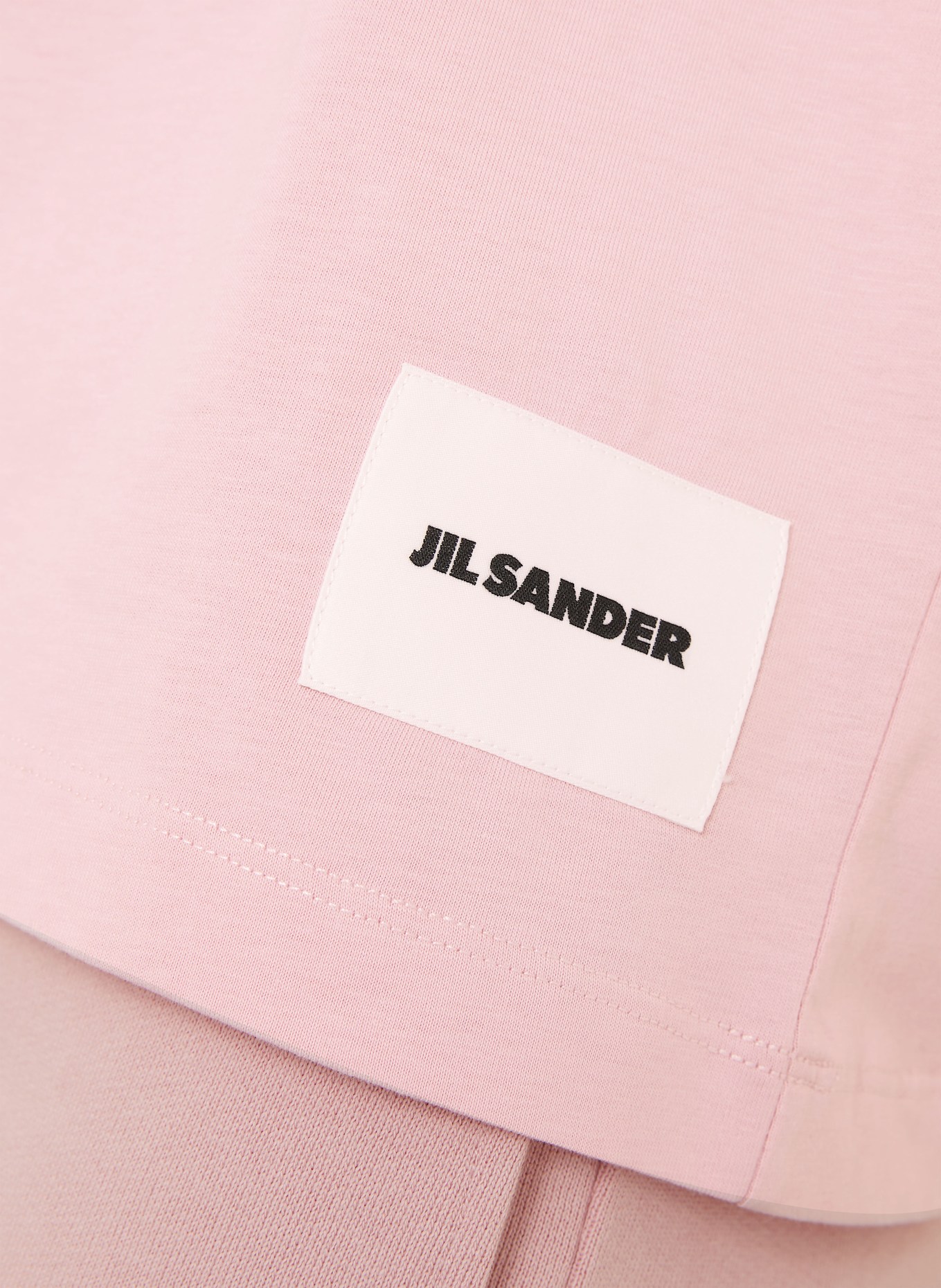 JIL SANDER 3-pack T-shirts: PINK / WHITE / BLACK