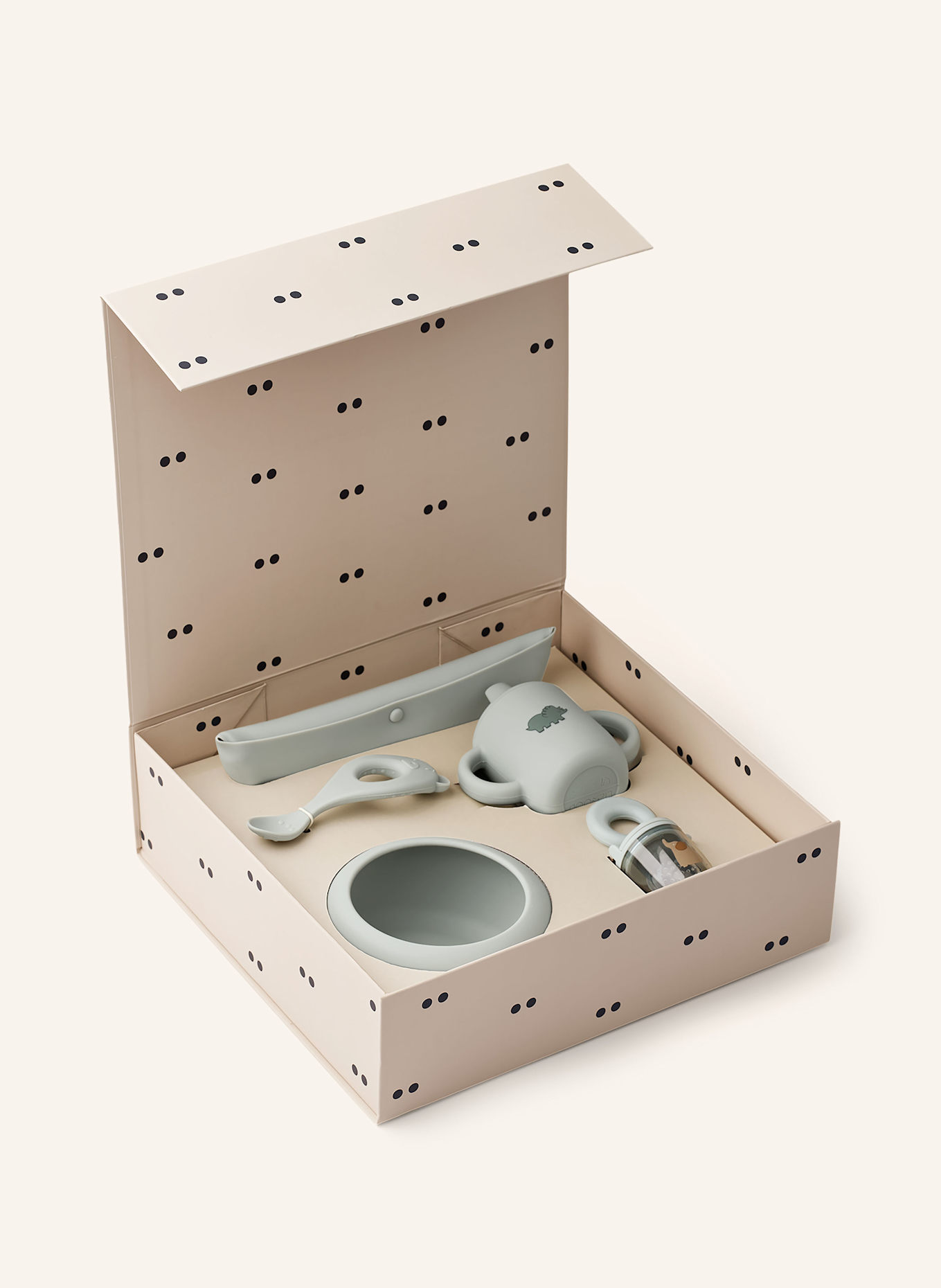 LIEWOOD Set de vaisselle 5 pièces MILEAH: BLEU GRIS