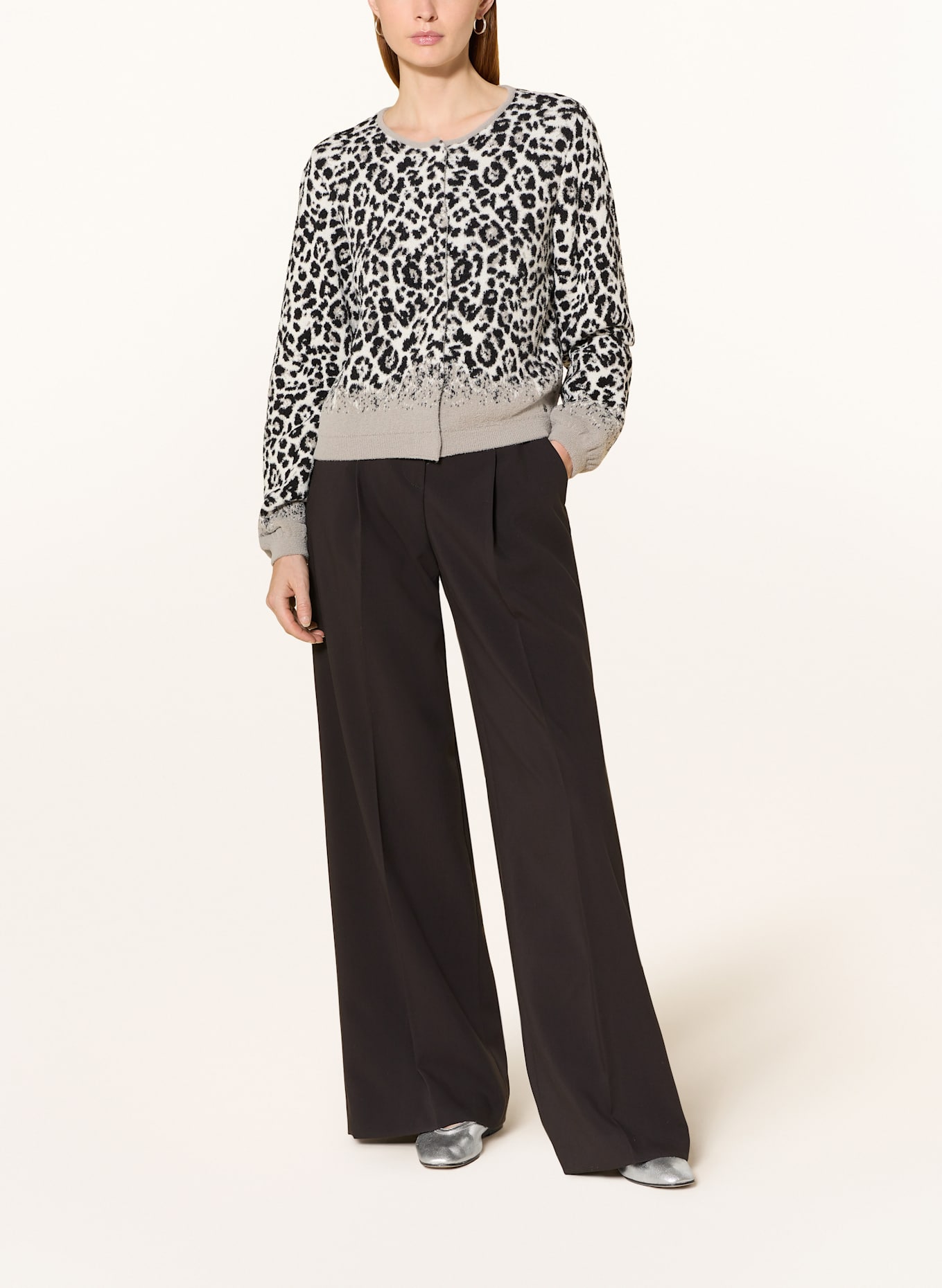 monari Strickjacke: ECRU / BEIGE / SCHWARZ