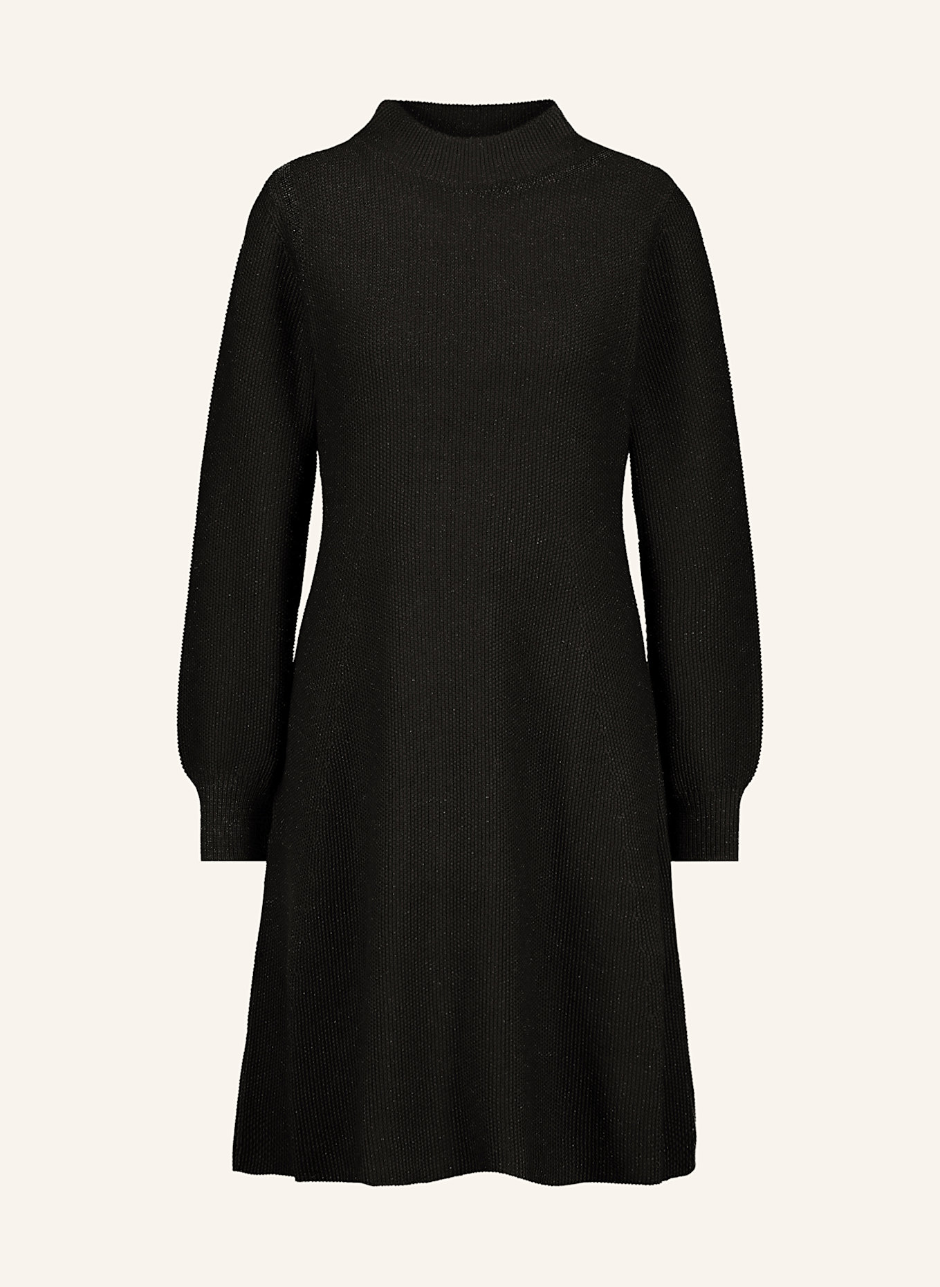 monari Strickkleid mit Glitzergarn: SCHWARZ