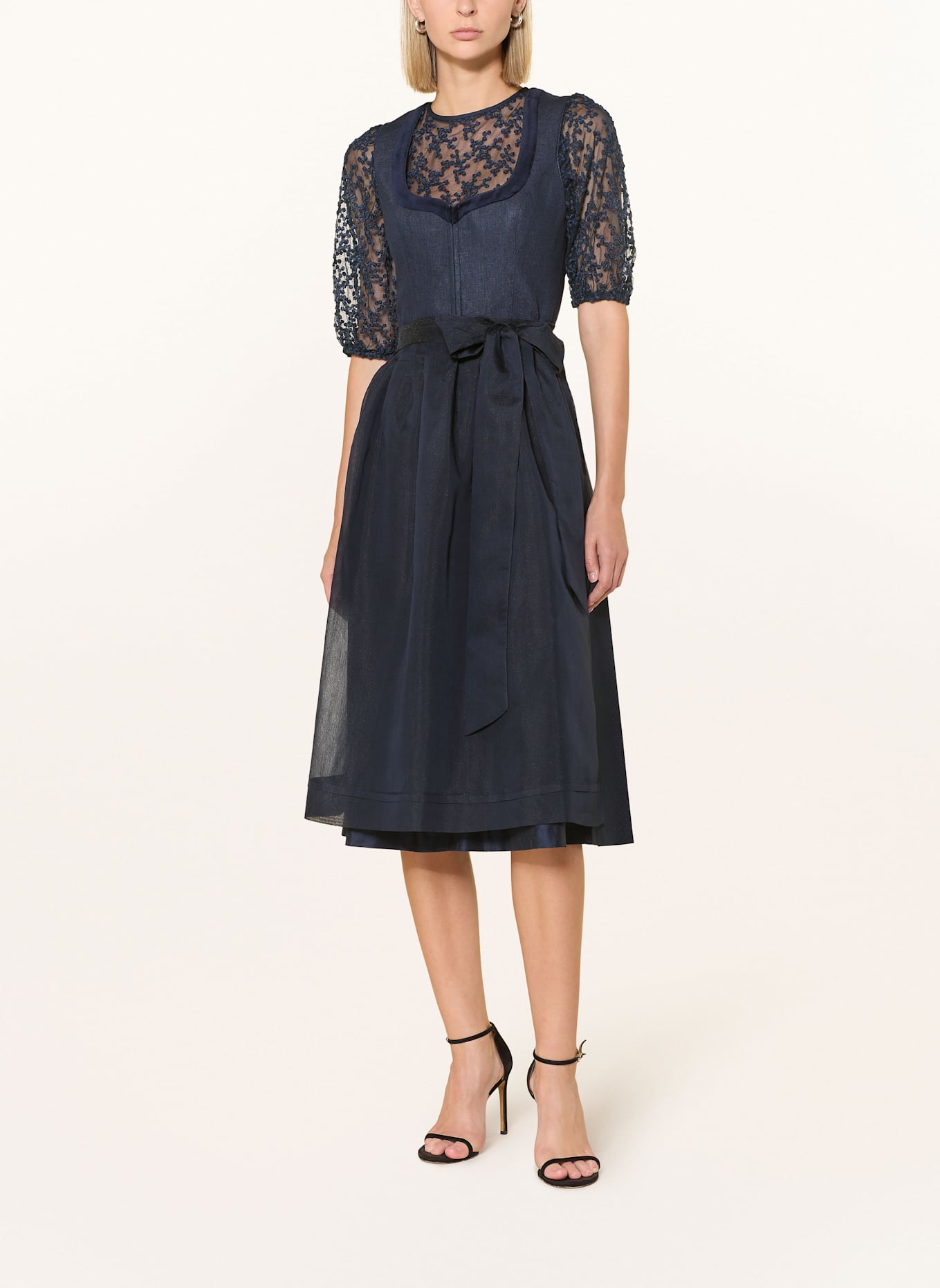 Heimatglück Tracht Dirndl CHRISTINA: DUNKELBLAU