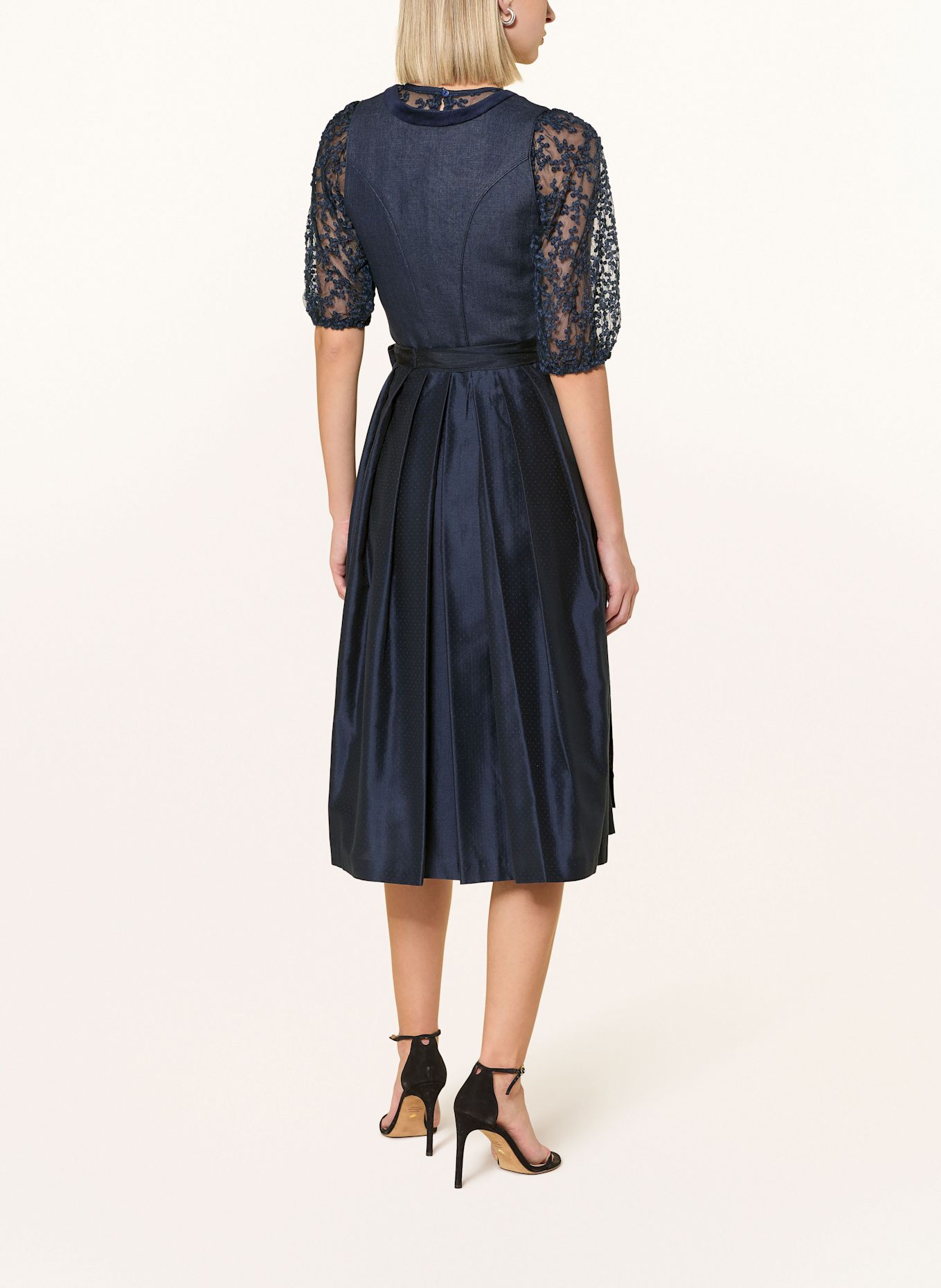 Heimatglück Tracht Dirndl CHRISTINA: DUNKELBLAU