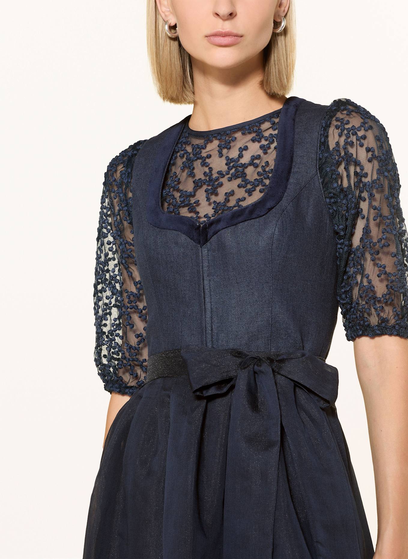 Heimatglück Tracht Dirndl CHRISTINA: DUNKELBLAU