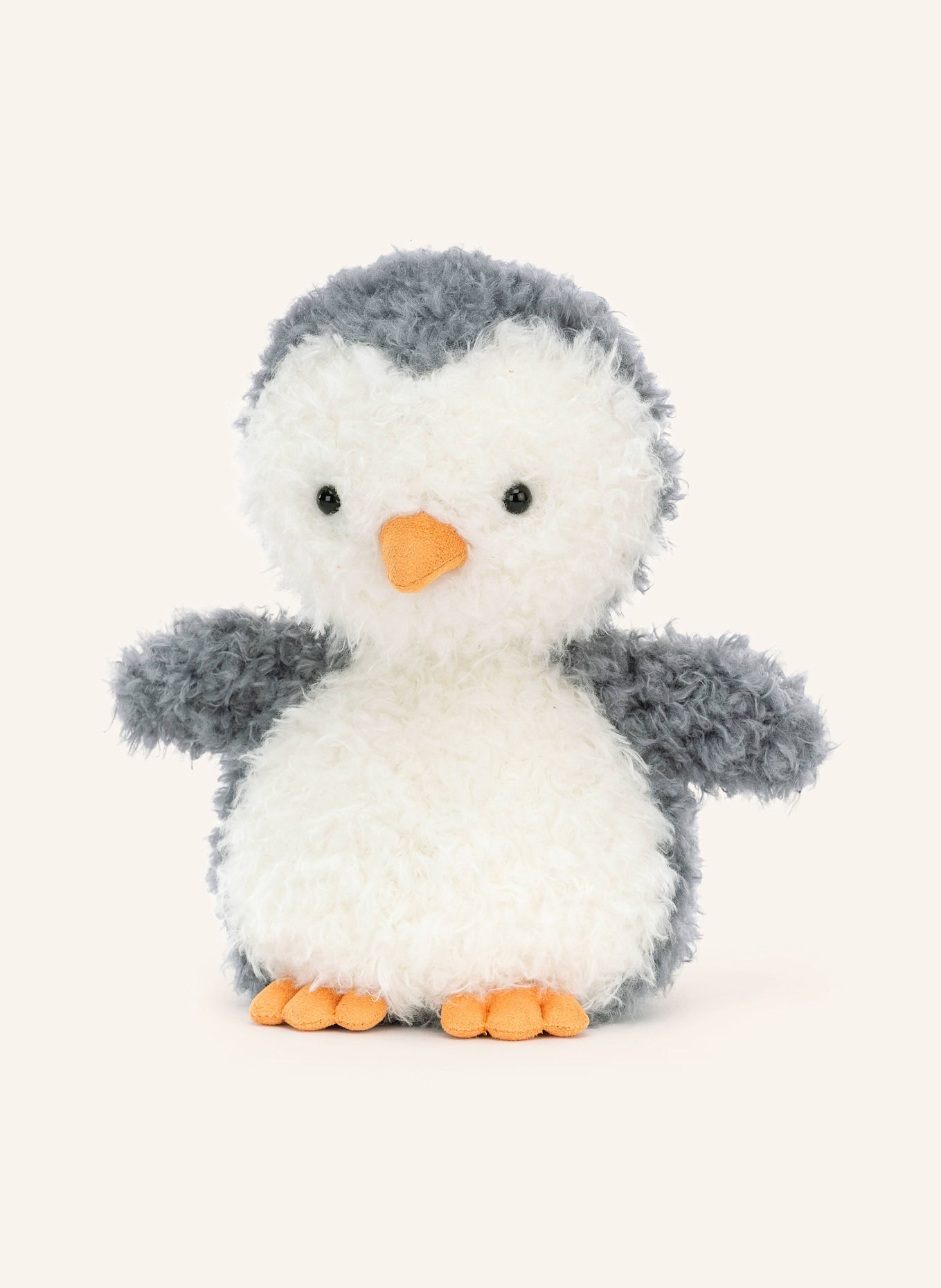 Jellycat Peluche LITTLE PENGUIN: GRIS / CRÈME