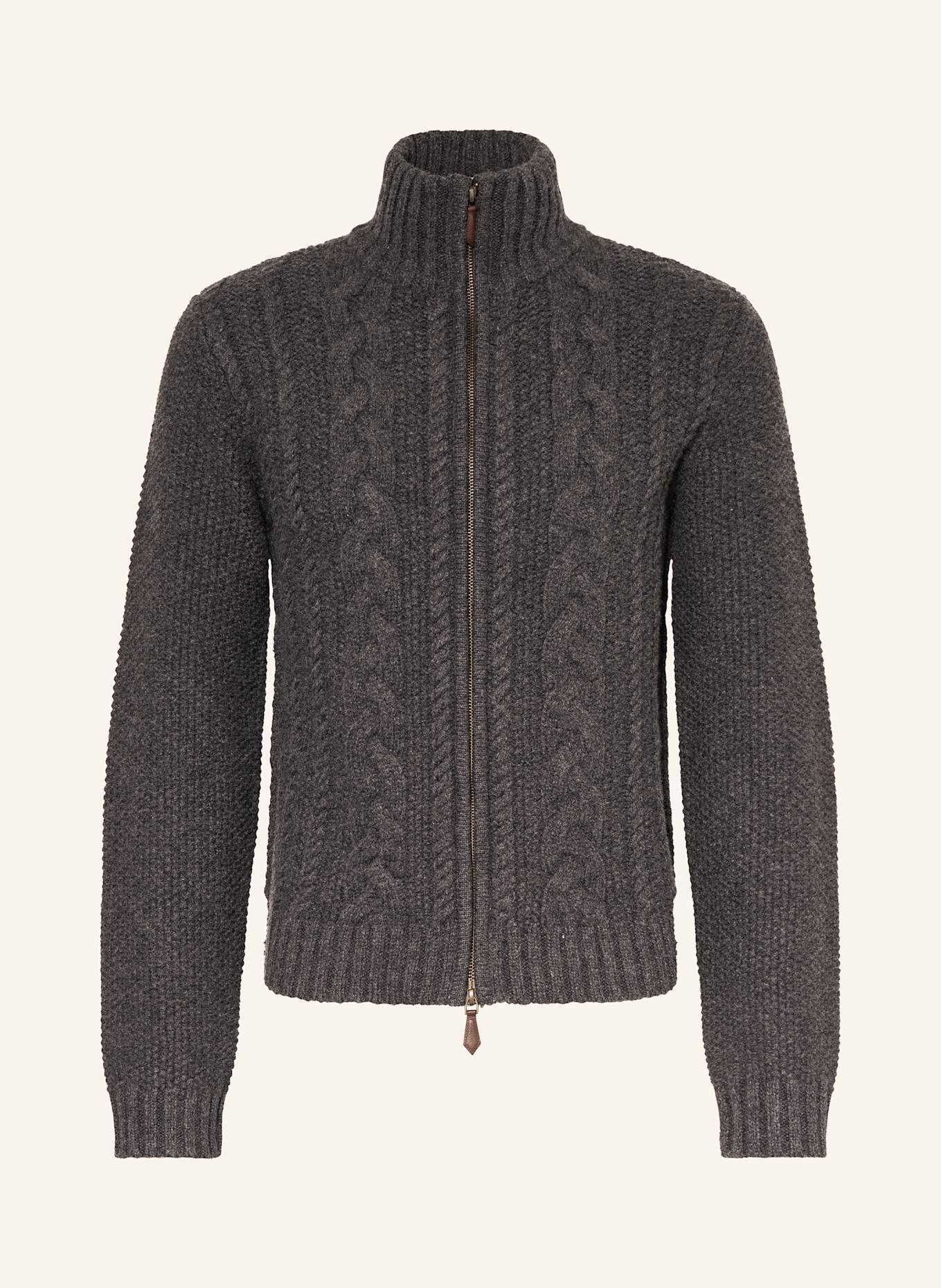 HABSBURG Kardigan DAVIDE: SZARY