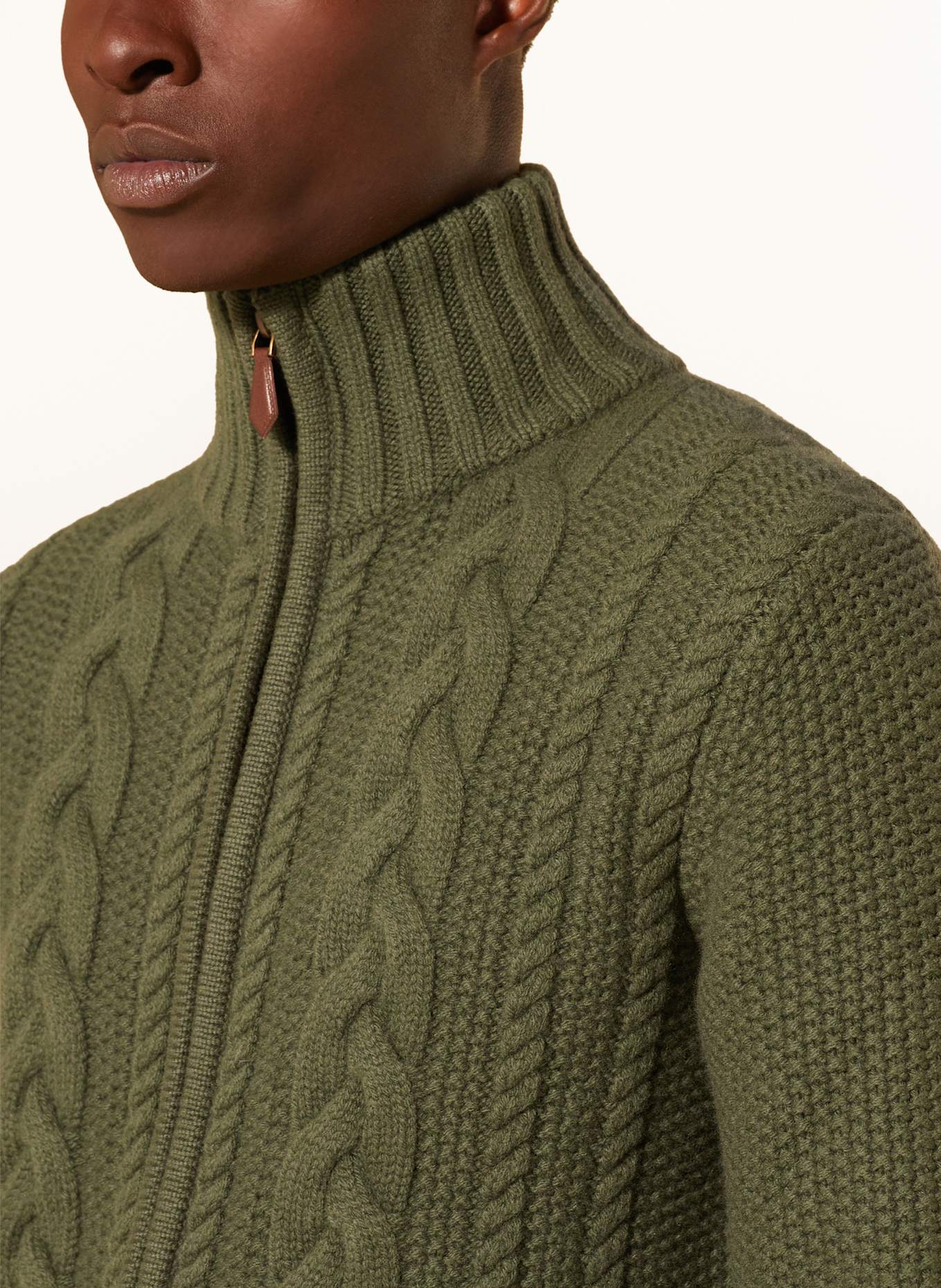 HABSBURG Kardigan DAVIDE: ZIELONY