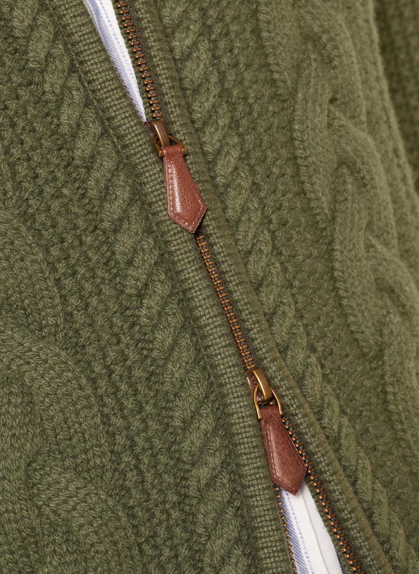 HABSBURG Kardigan DAVIDE: ZIELONY